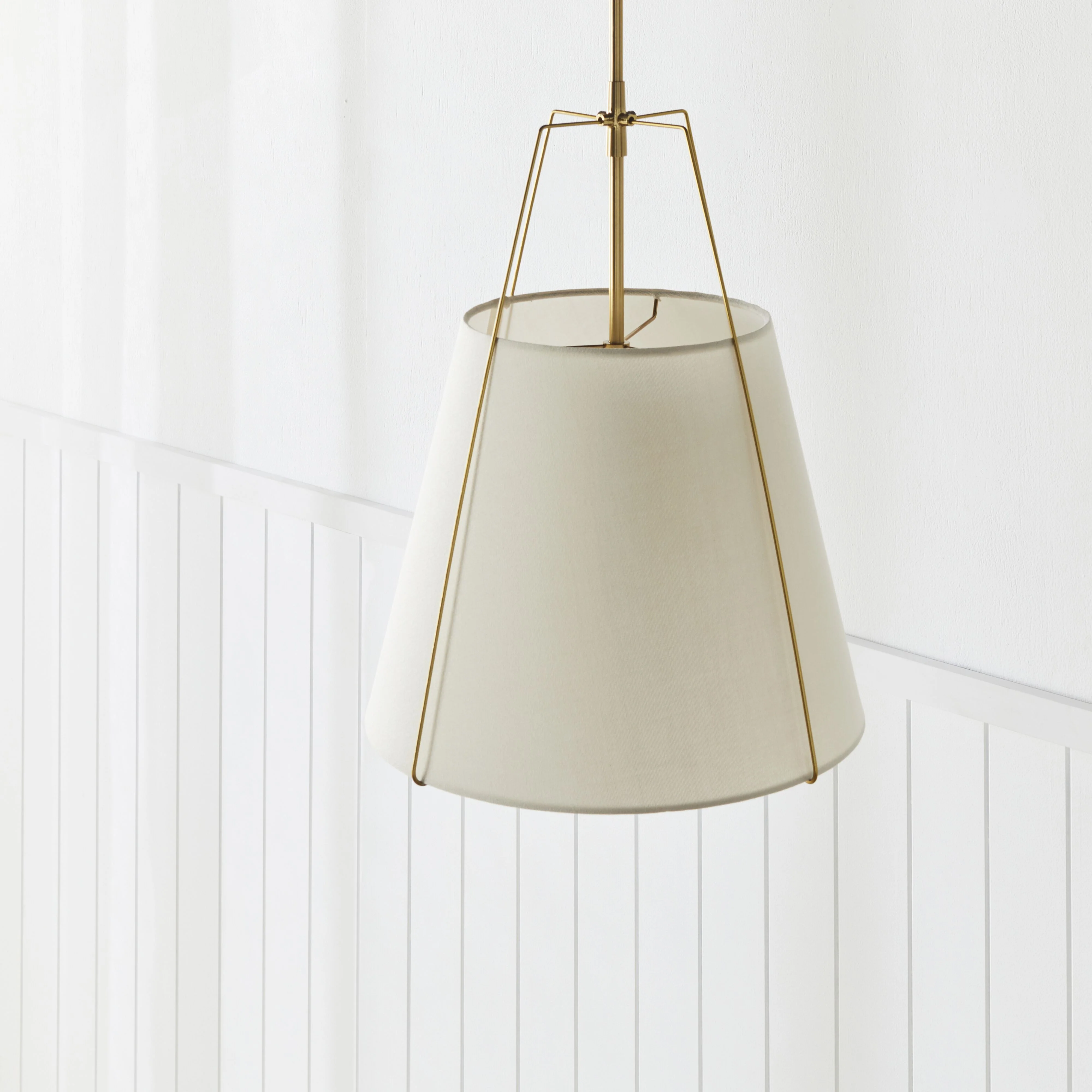 Sutton Pendant Gold 92x40cm - Image 5