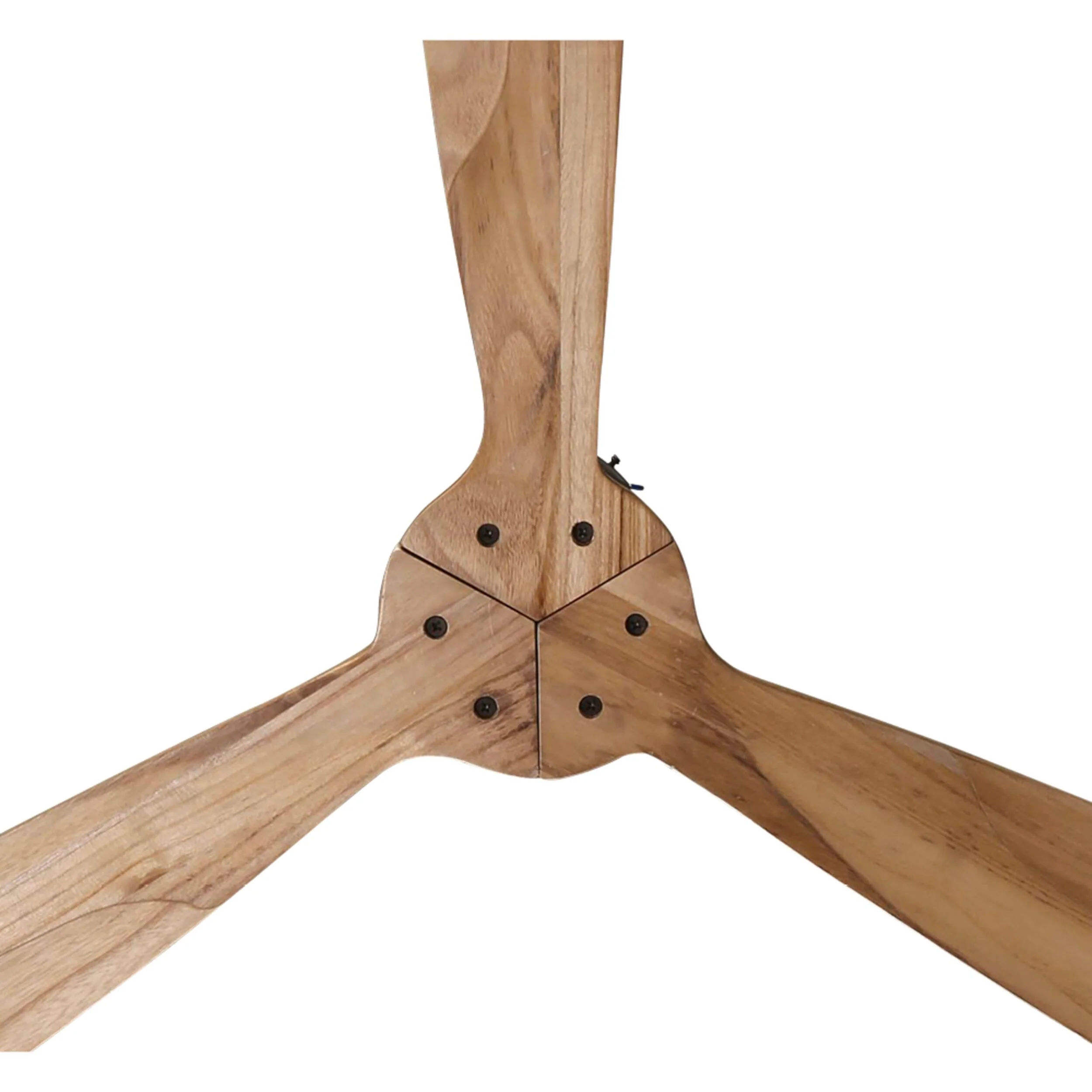 Suva Indoor DC Ceiling Fan with Remote - Natural Timber 163cm - Image 4