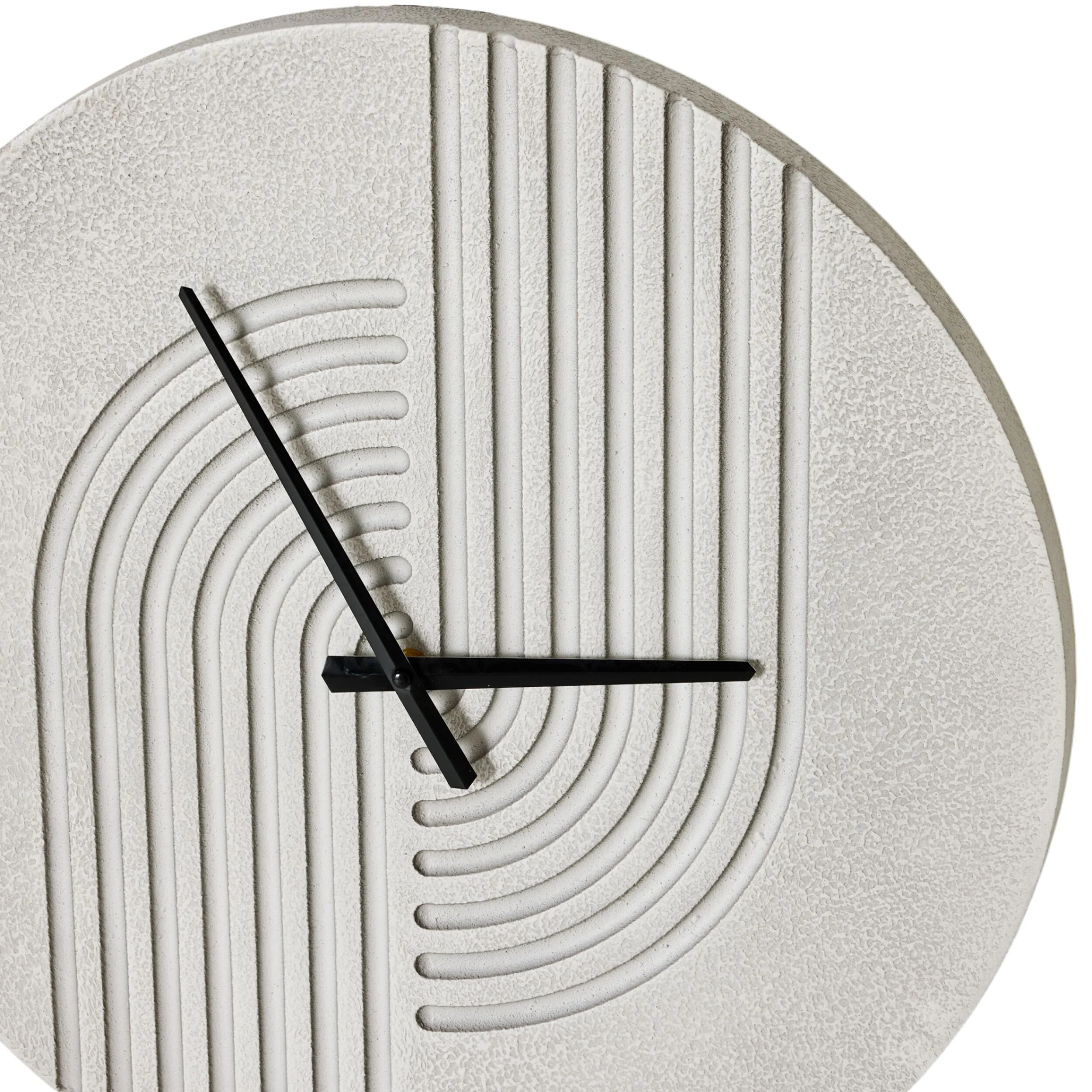 Swirl Wall Clock Grey 50x50x4cm - Image 2