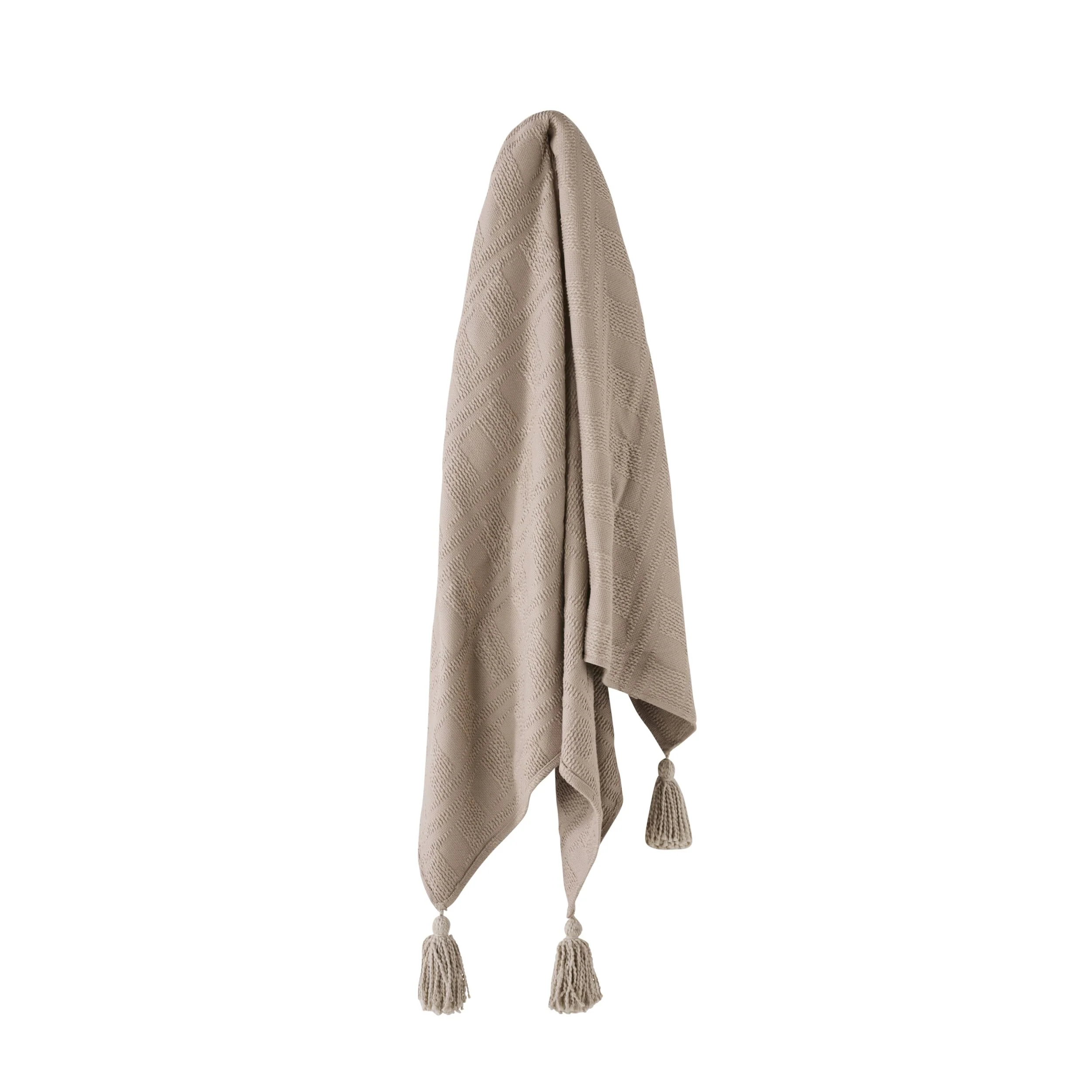 Tahlia Textured Throw Grey 130x170 cm - Image 2