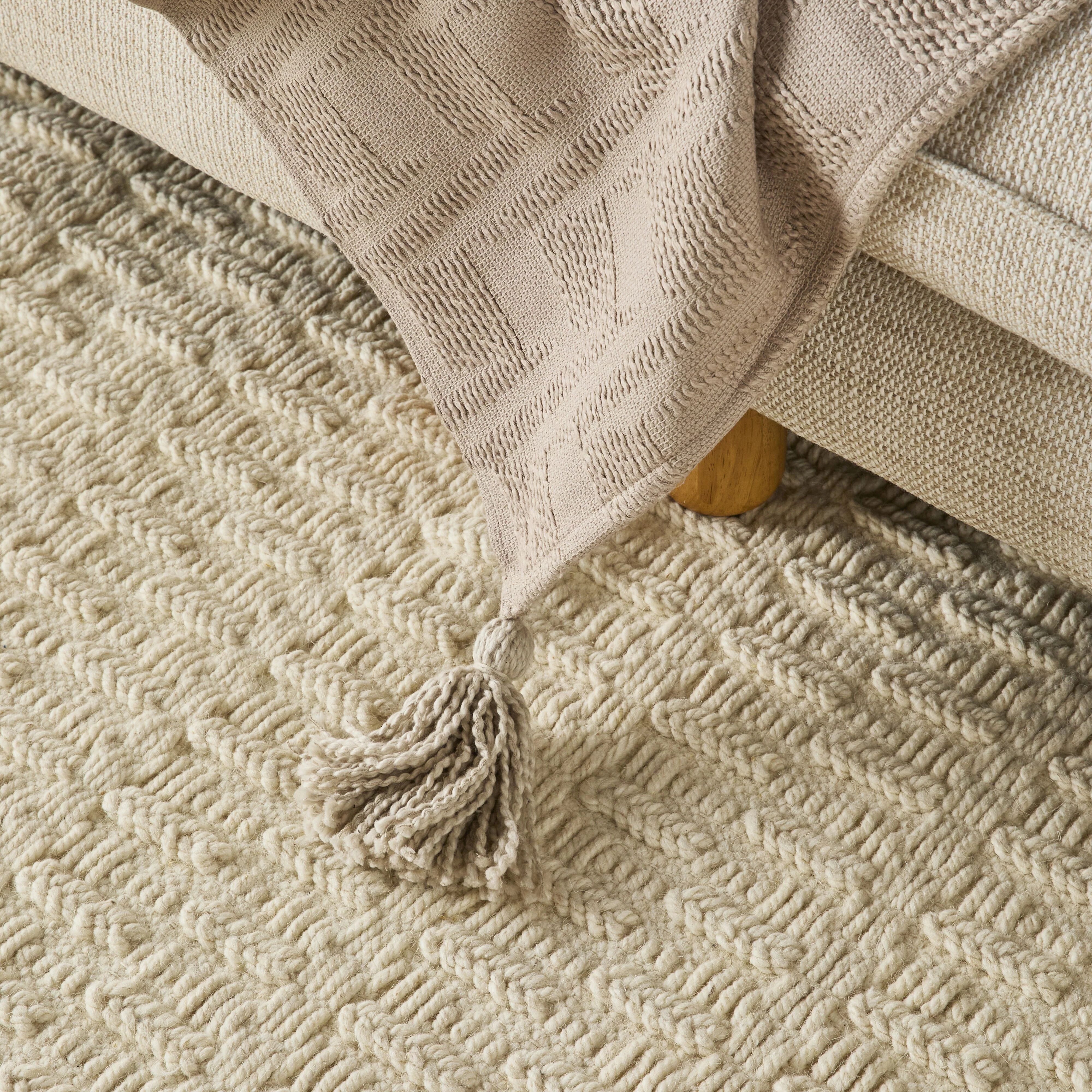 Tahlia Textured Throw Grey 130x170 cm - Image 5