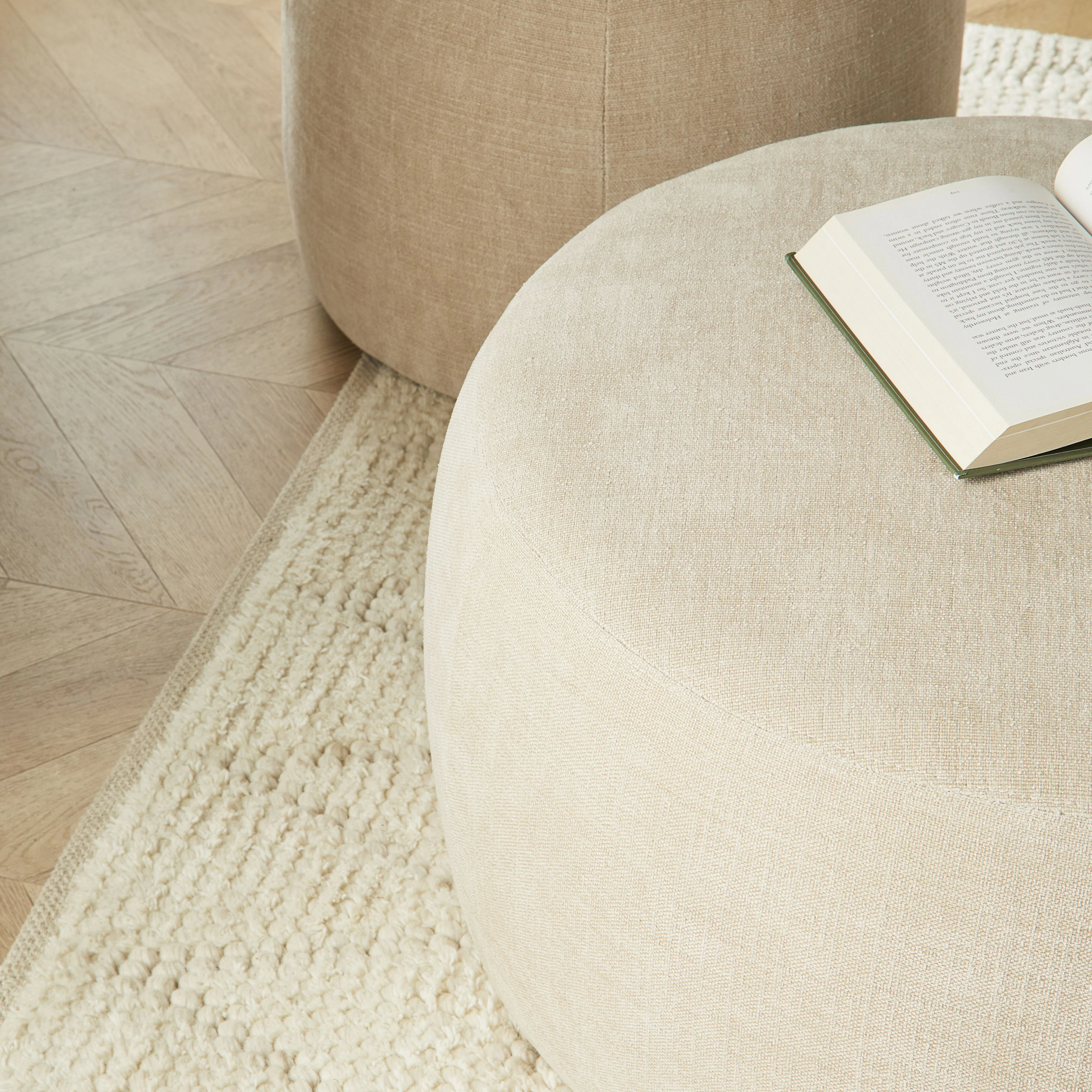 Tango Round Ottoman Large Solace Oat - Image 7
