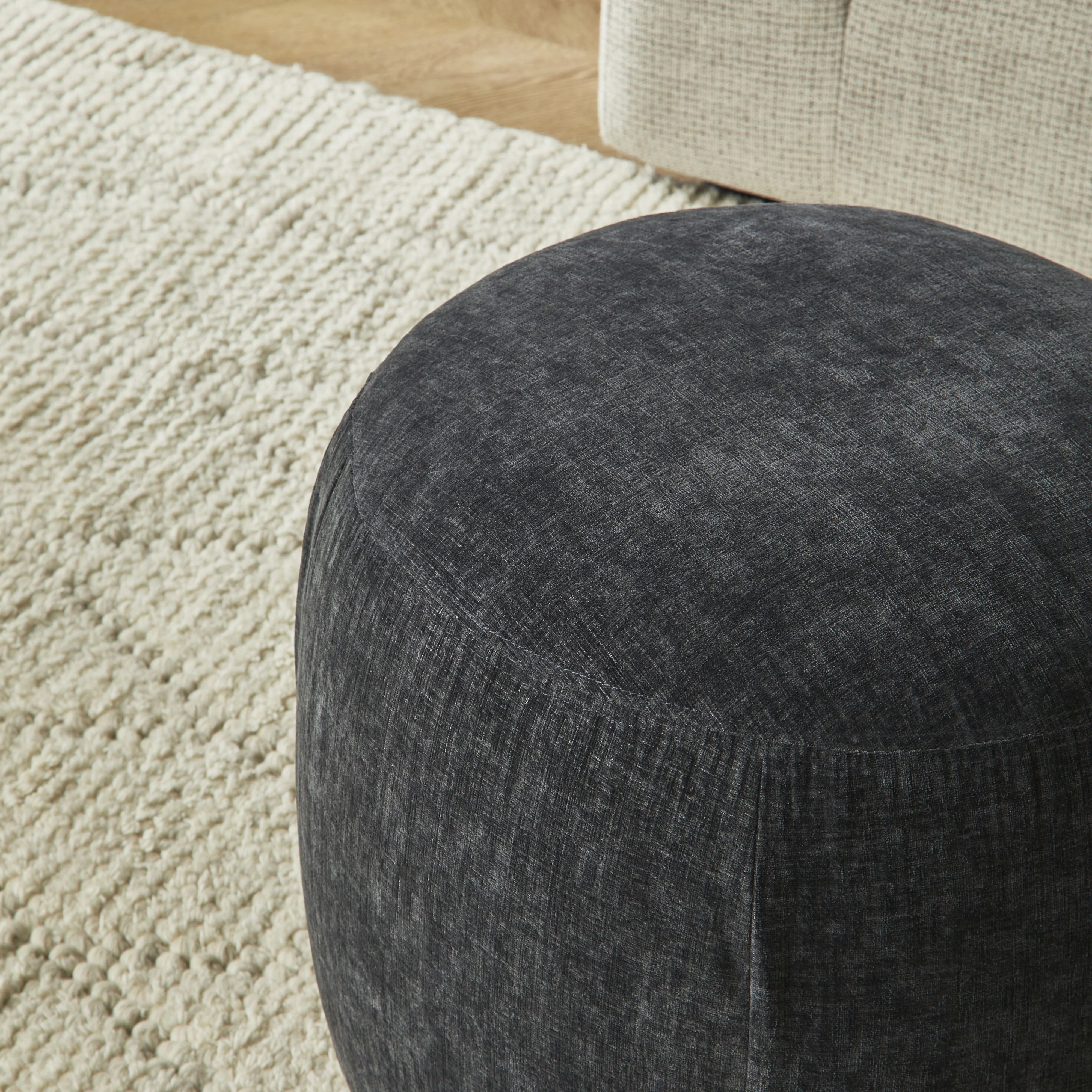 Tango Round Ottoman Small Noah Shadow - Image 6