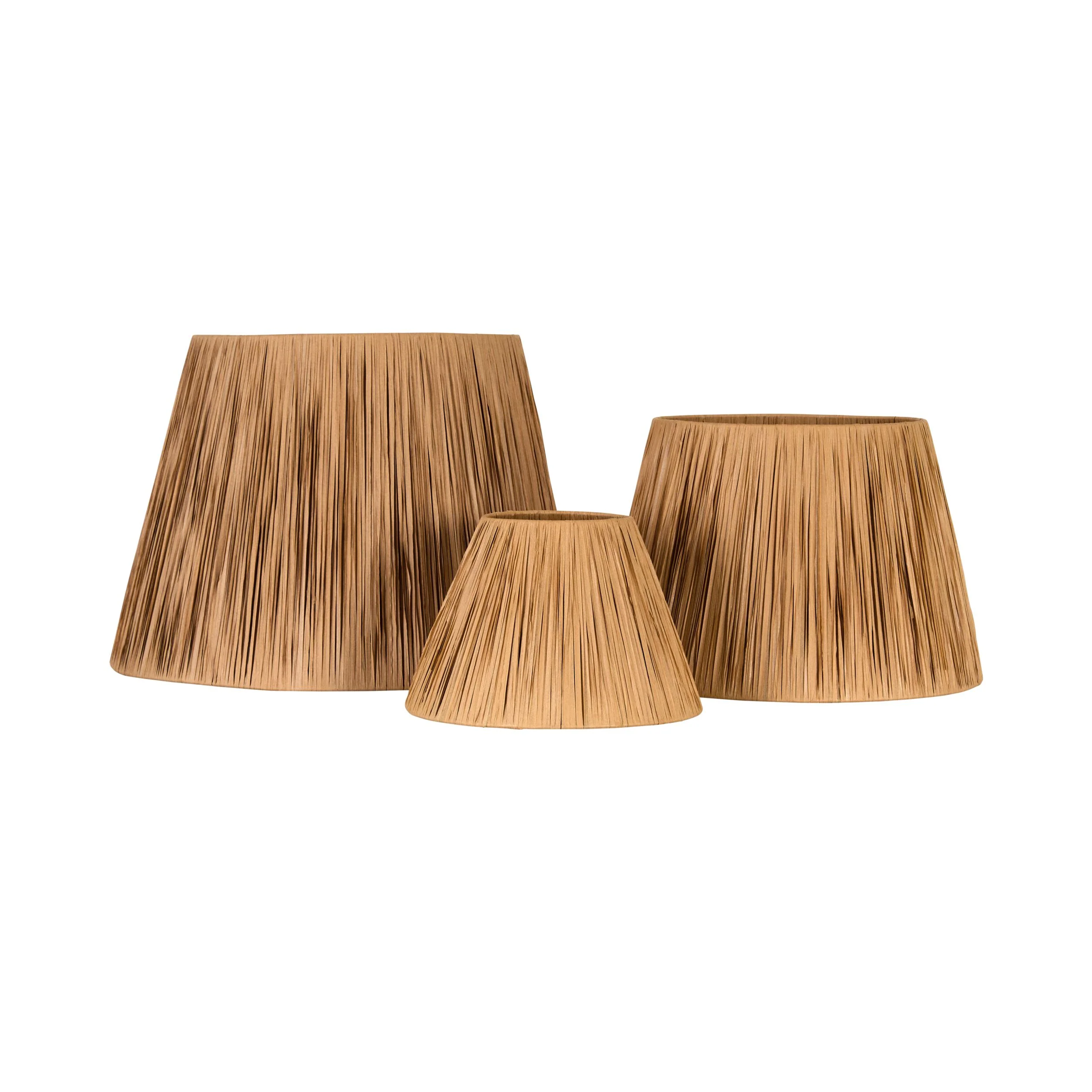 Tapered Raffia Shade 45x31x32cm - Image 4