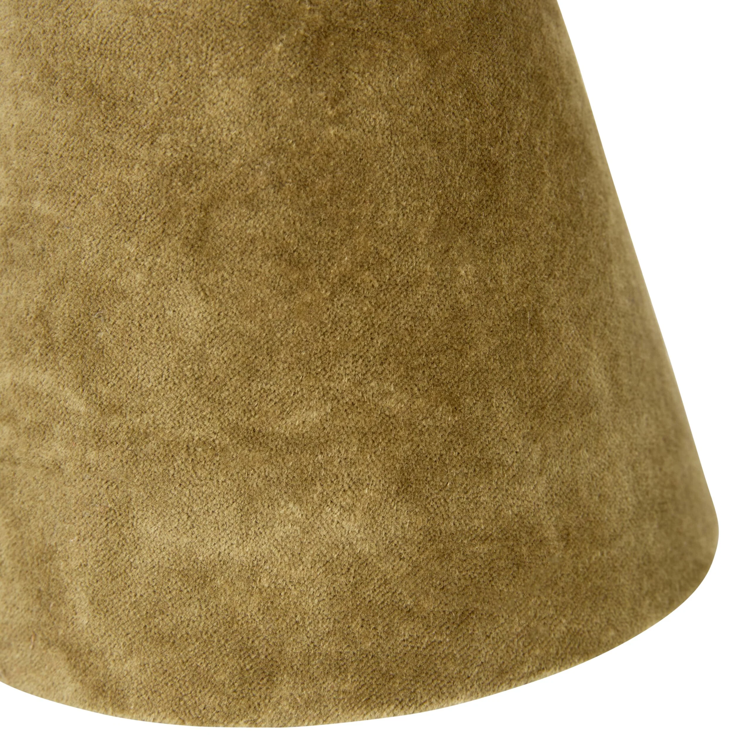 Tapered Velvet Shade Green 16x10x13cm - Image 3
