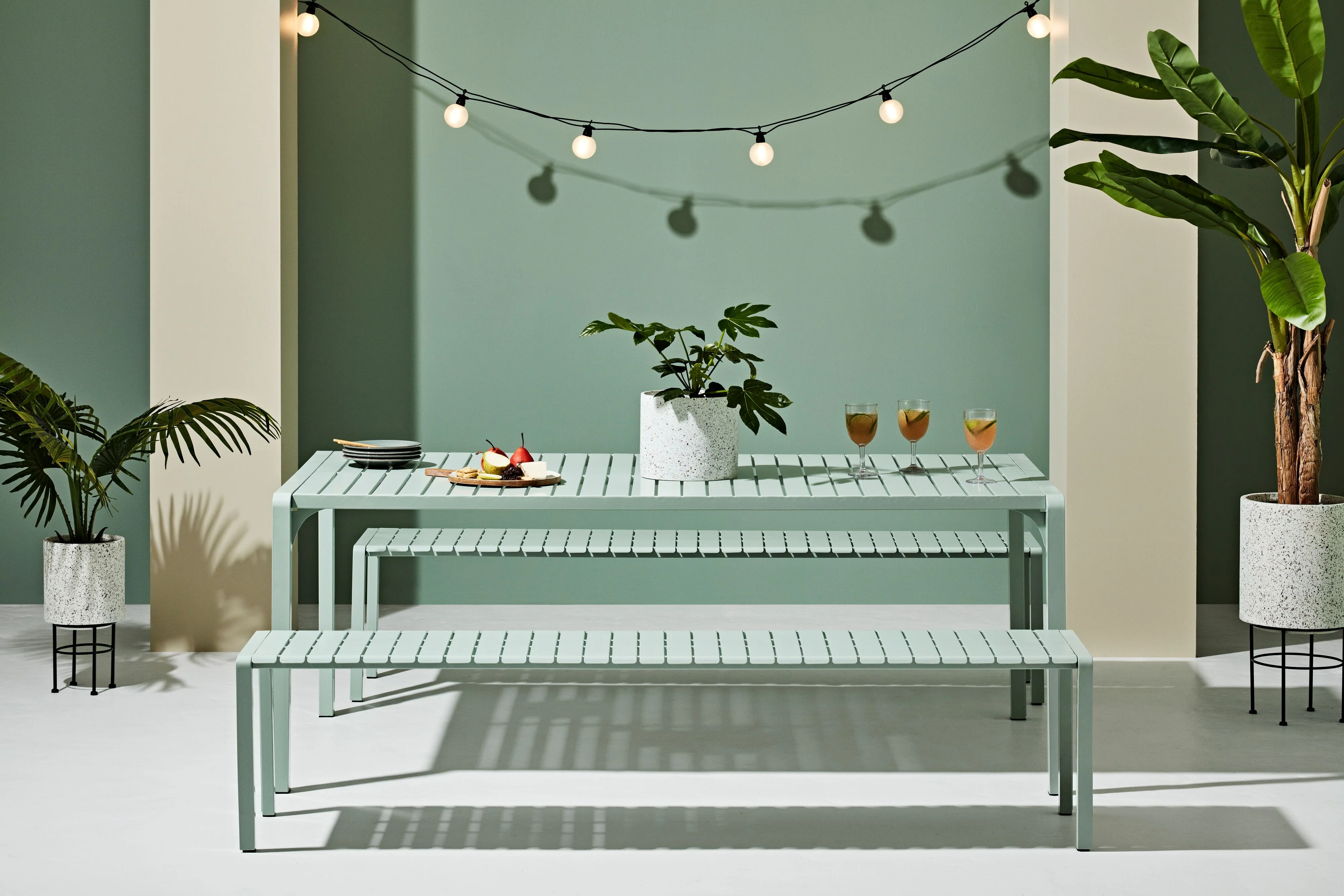 Terrazzo Look Plant Stand Large 63.5x34cm - Image 4