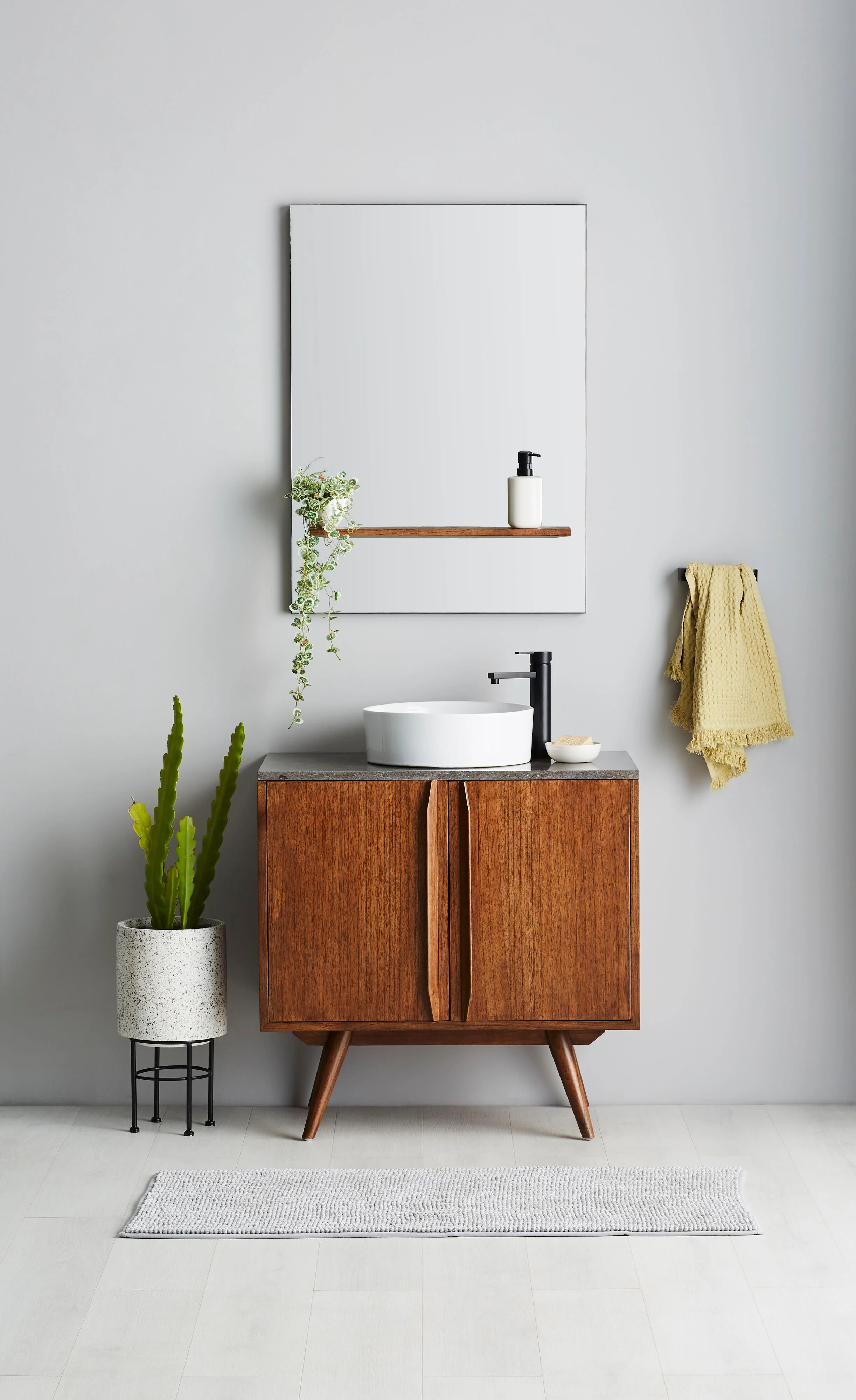 Terrazzo Look Plant Stand Small 44.5x23cm - Image 5