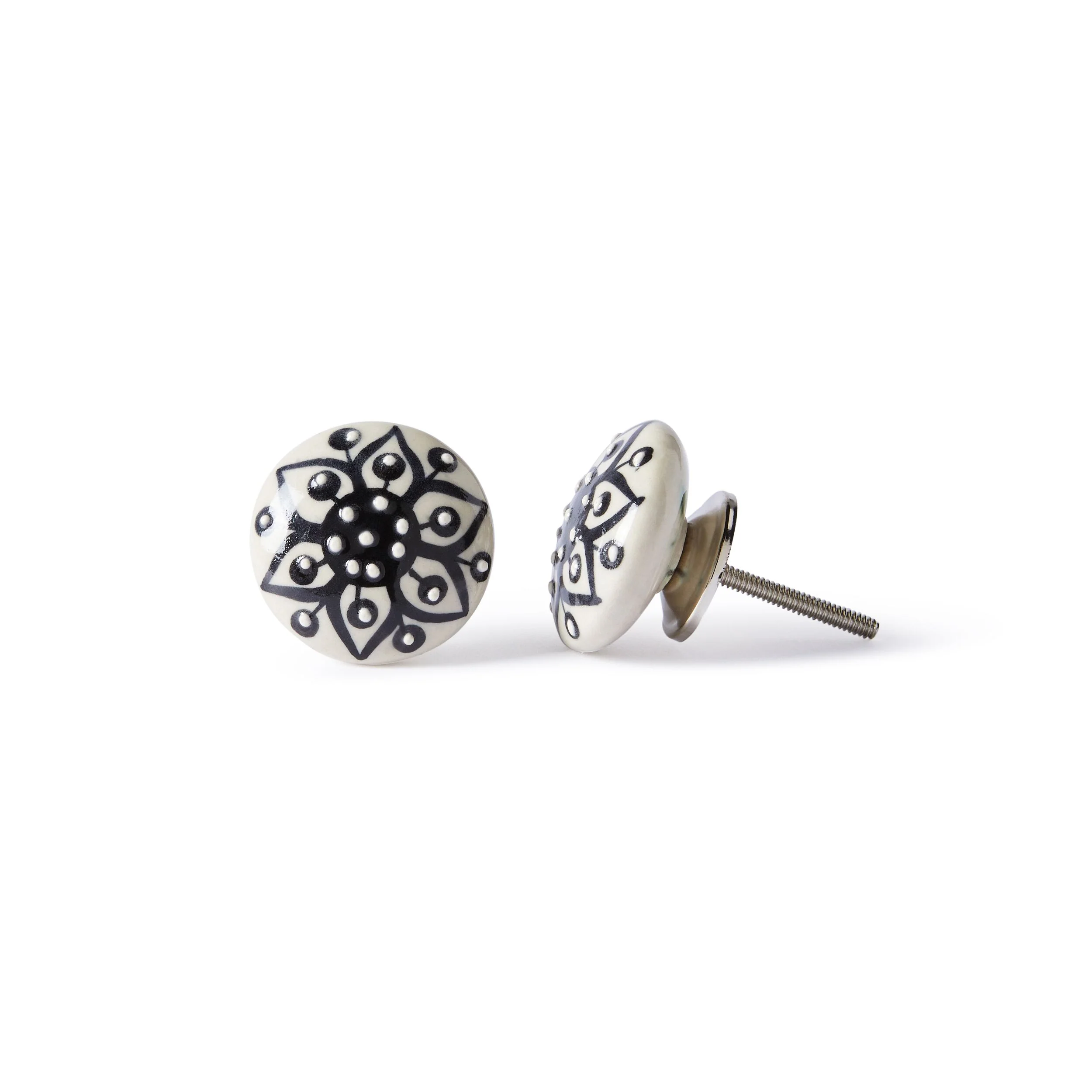 Textured Flower Knob 4.5cm - Image 2