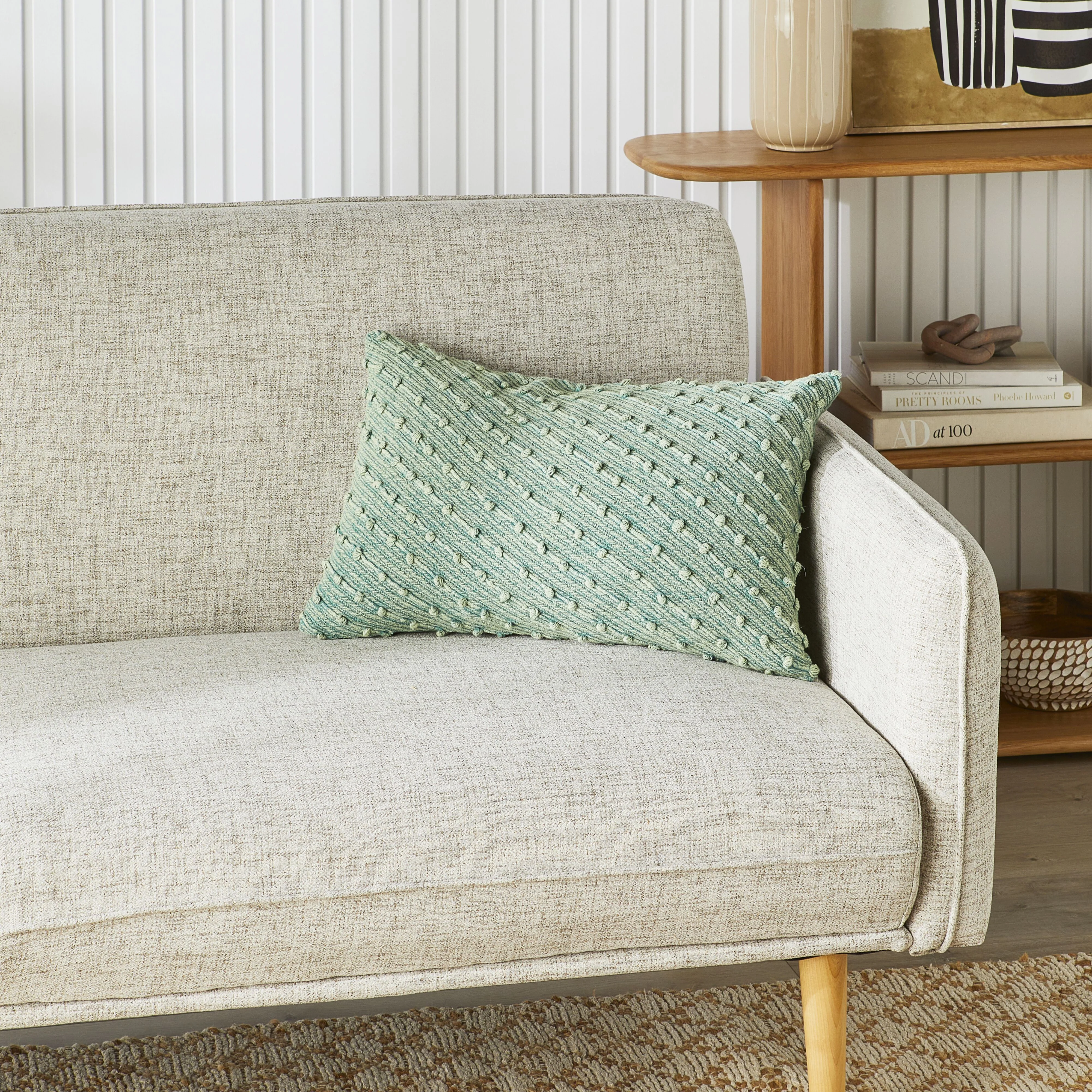 Textured Knot Cushion 35x55cm - Image 4