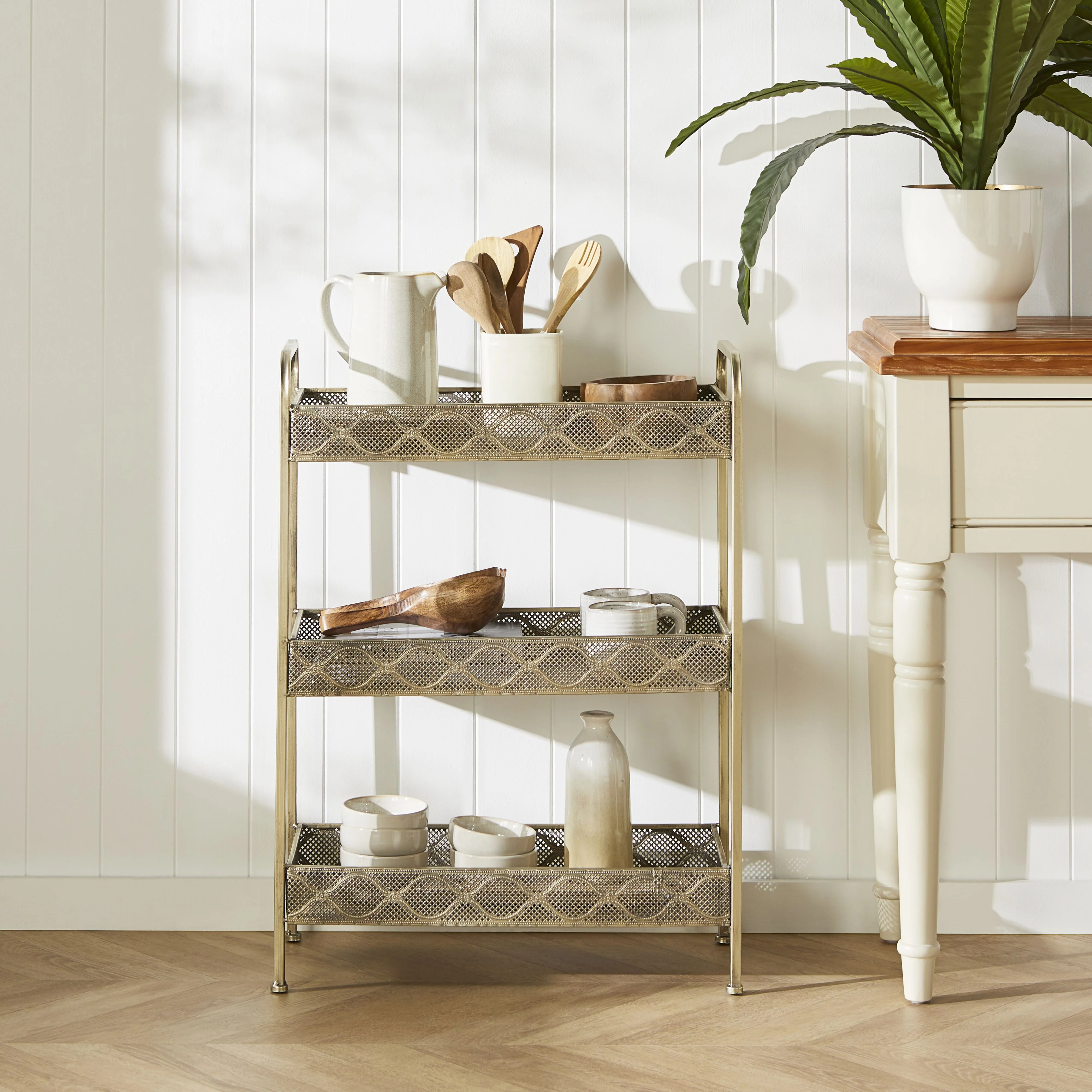 Tiya 3 Tier Storage Stand 80x58x27cm - Image 7