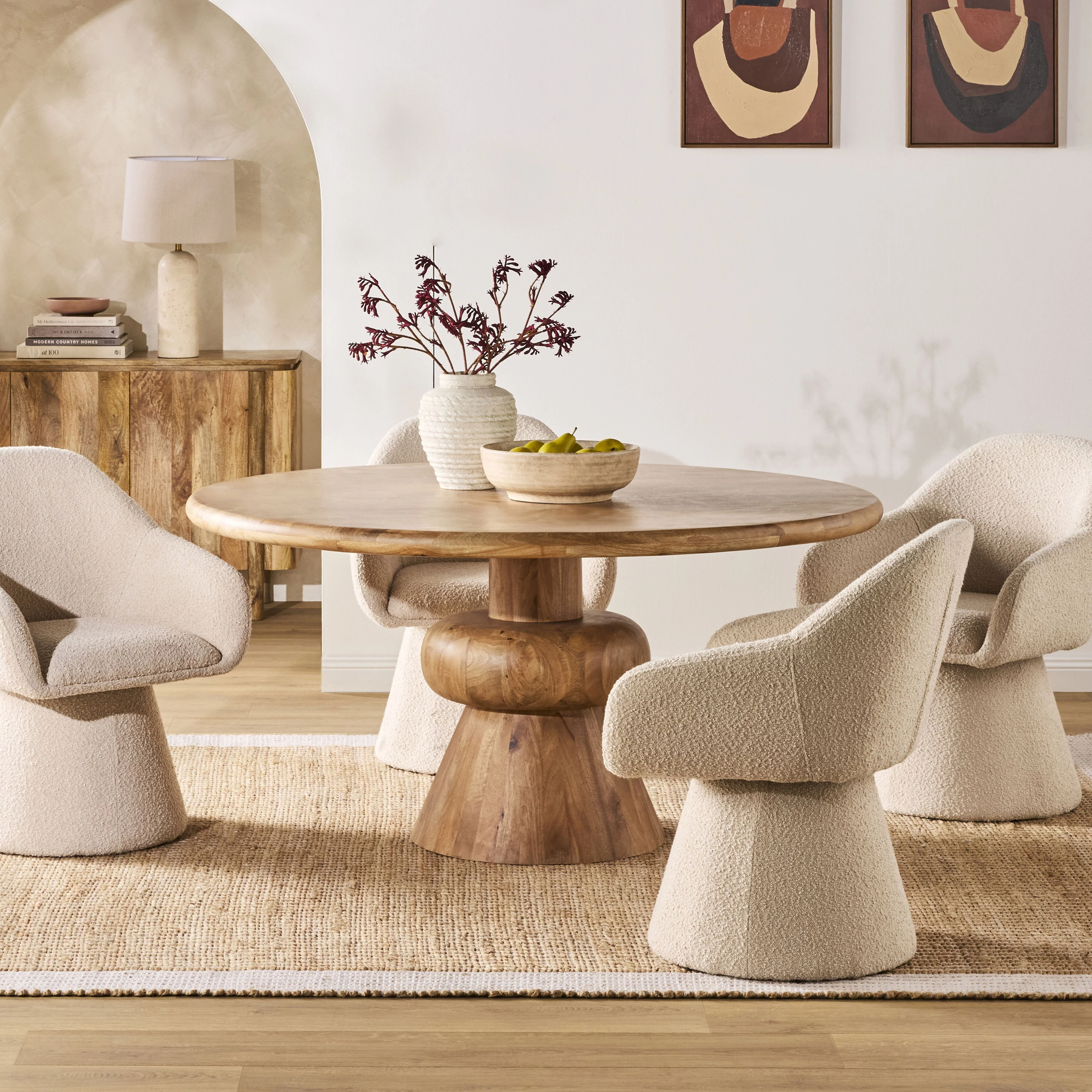 Totem Round Dining Table 150cm - Image 5