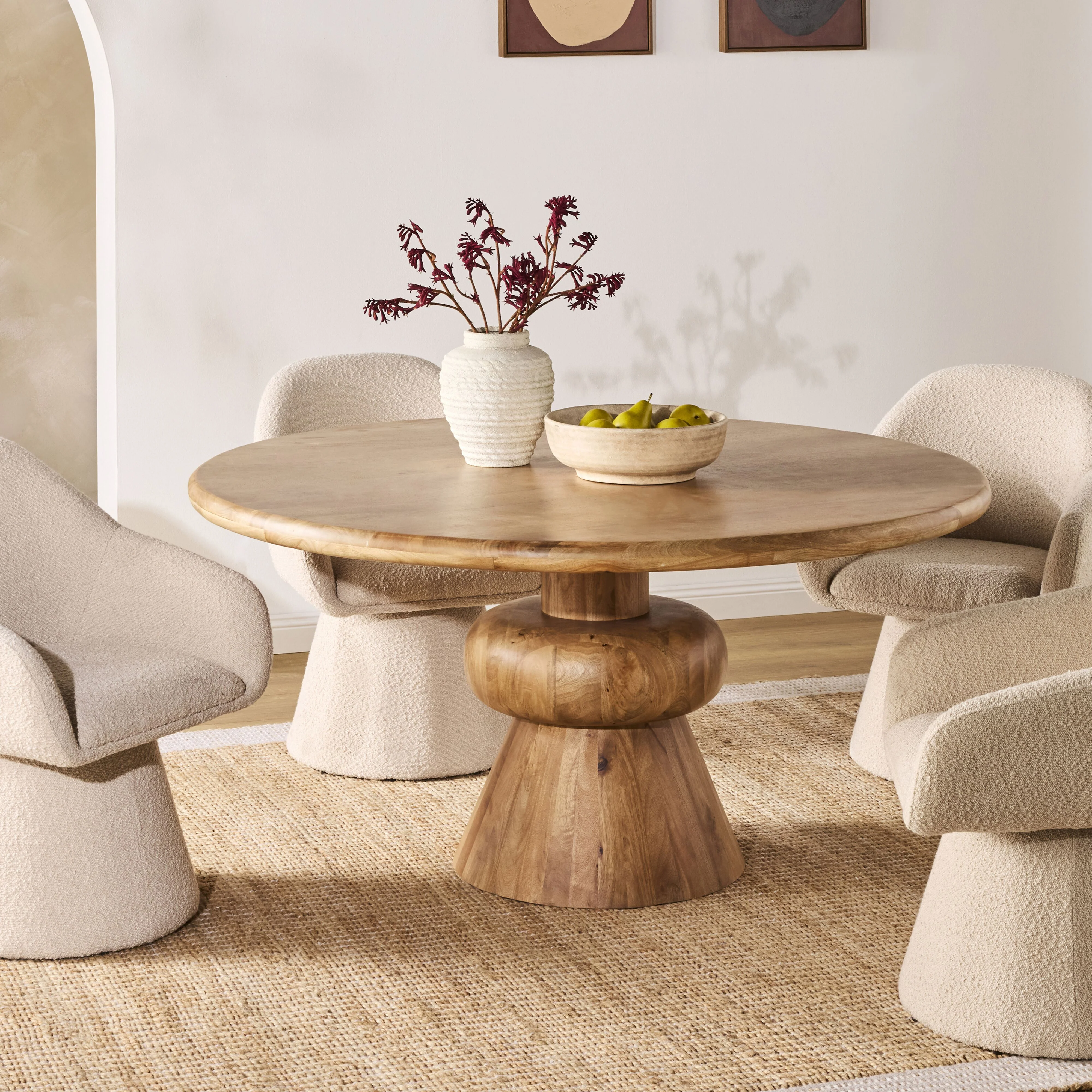 Totem Round Dining Table 150cm - Image 6