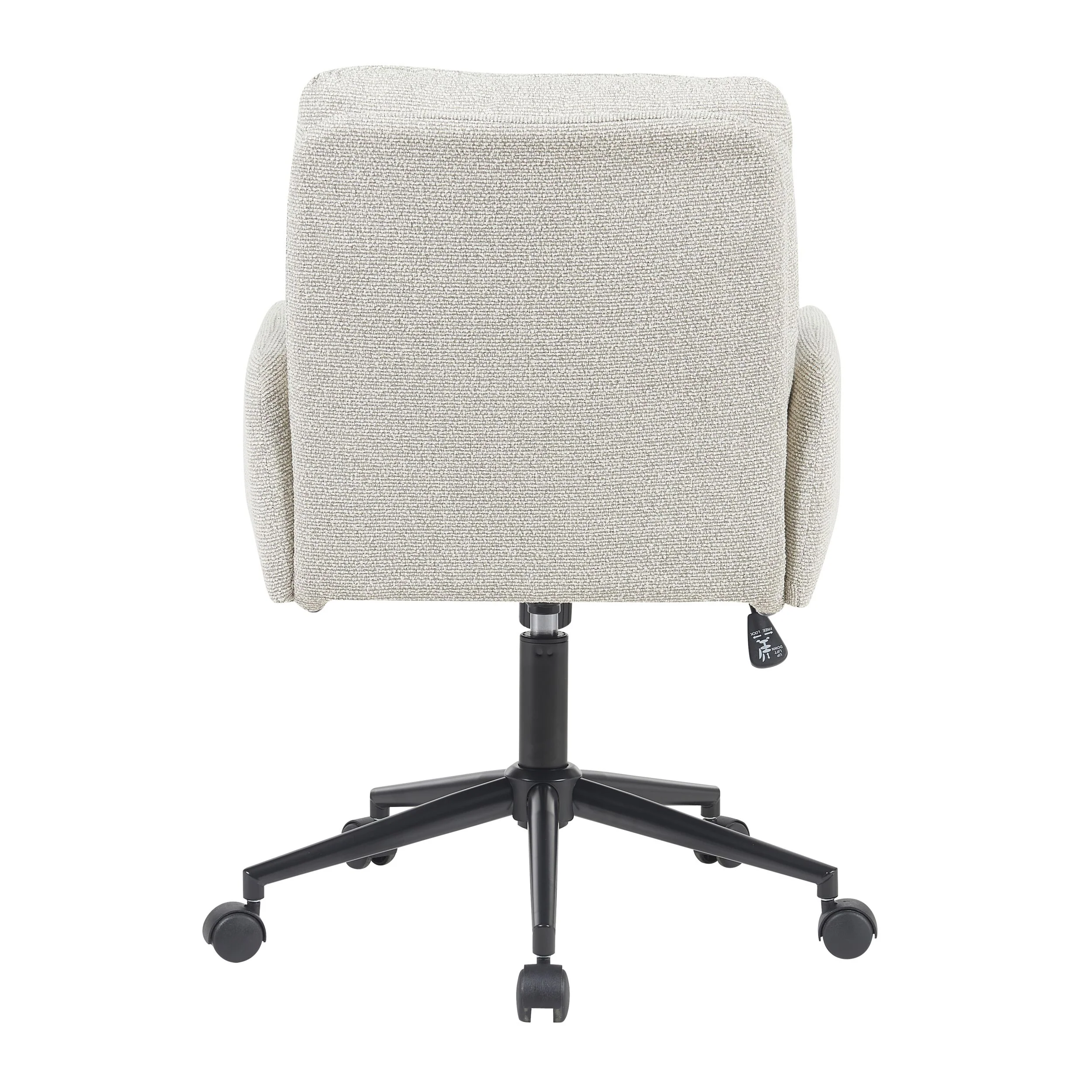 Trent Desk Chair Grey - Image 4