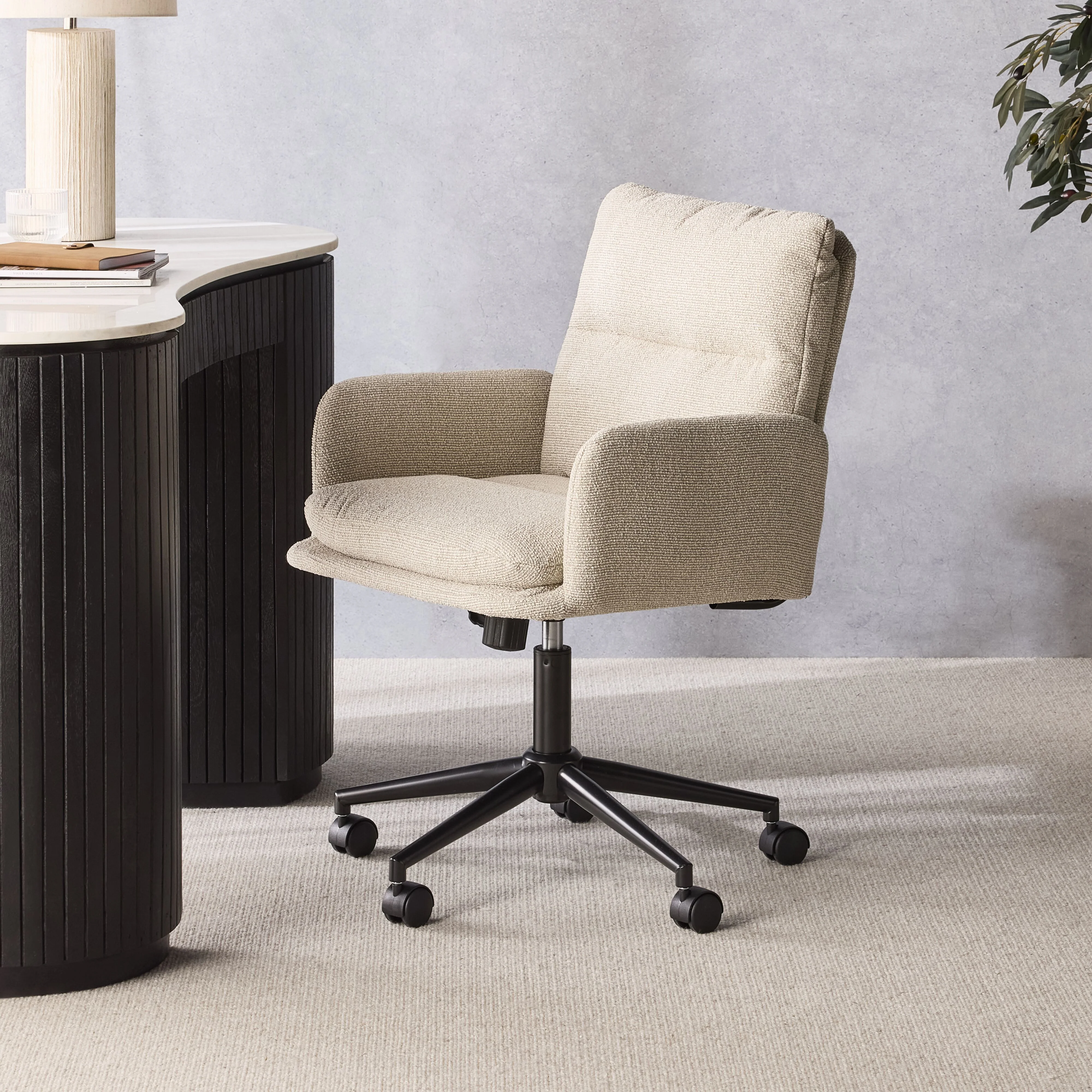 Trent Desk Chair Grey - Image 6
