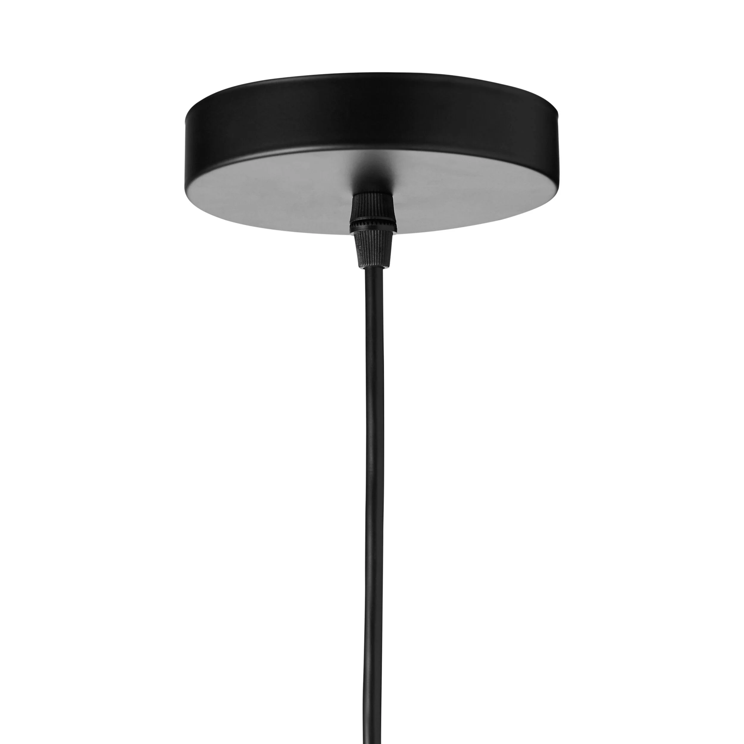 Treviso Fluted Glass Pendant White 300mm - Image 5