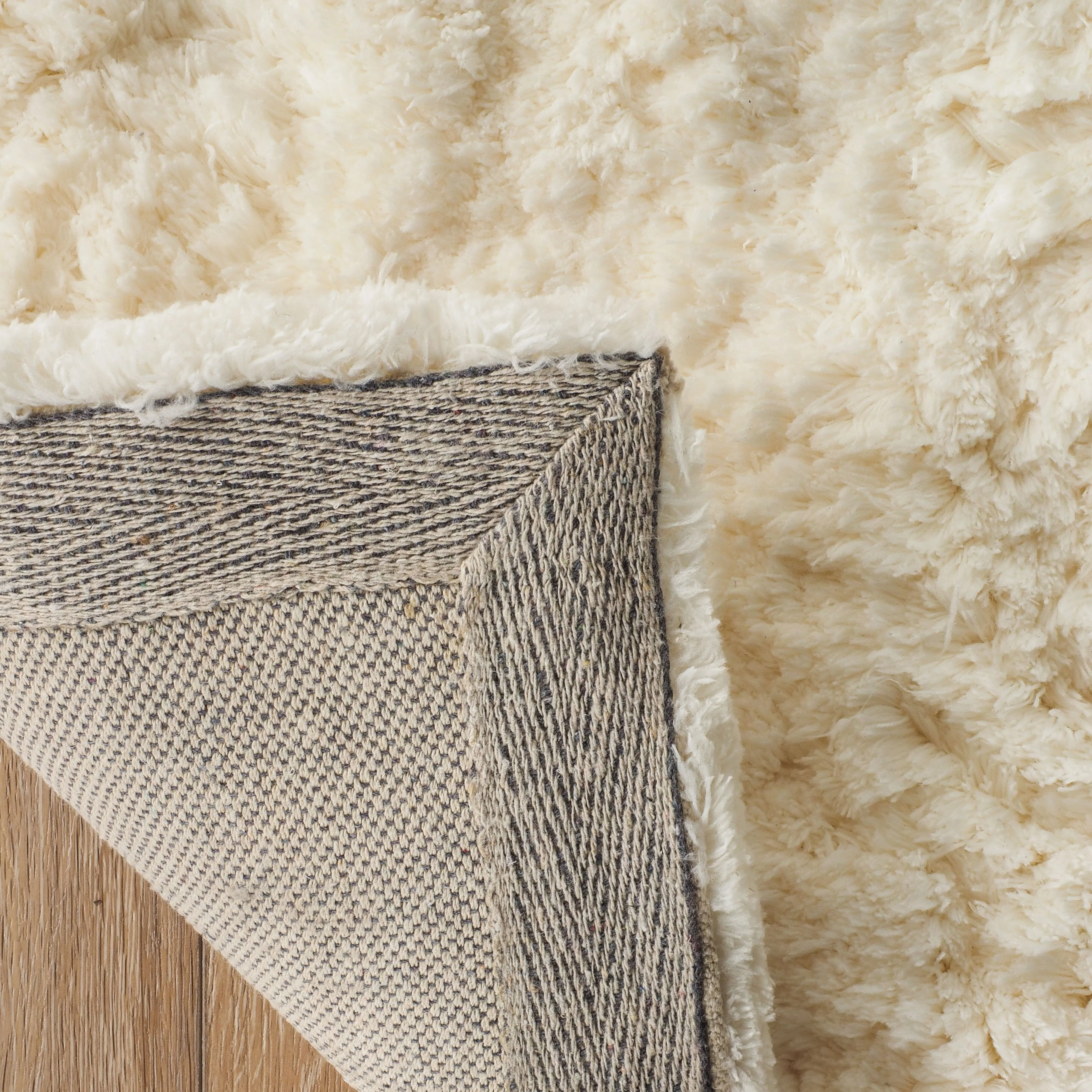 Tufted Super Soft White Rug 150x80cm - Image 7