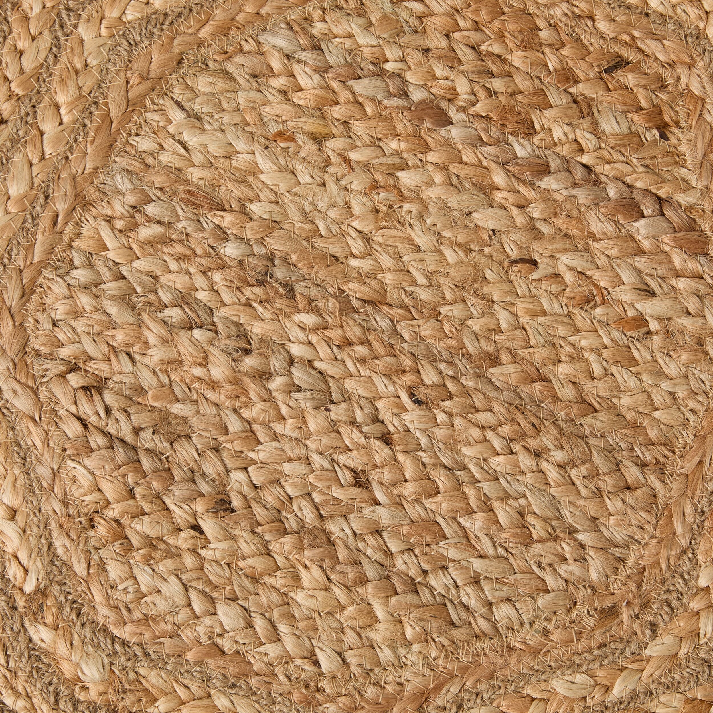 Tulum Braided Hexagonal Jute Placemat 38cm Set of 2 - Image 4