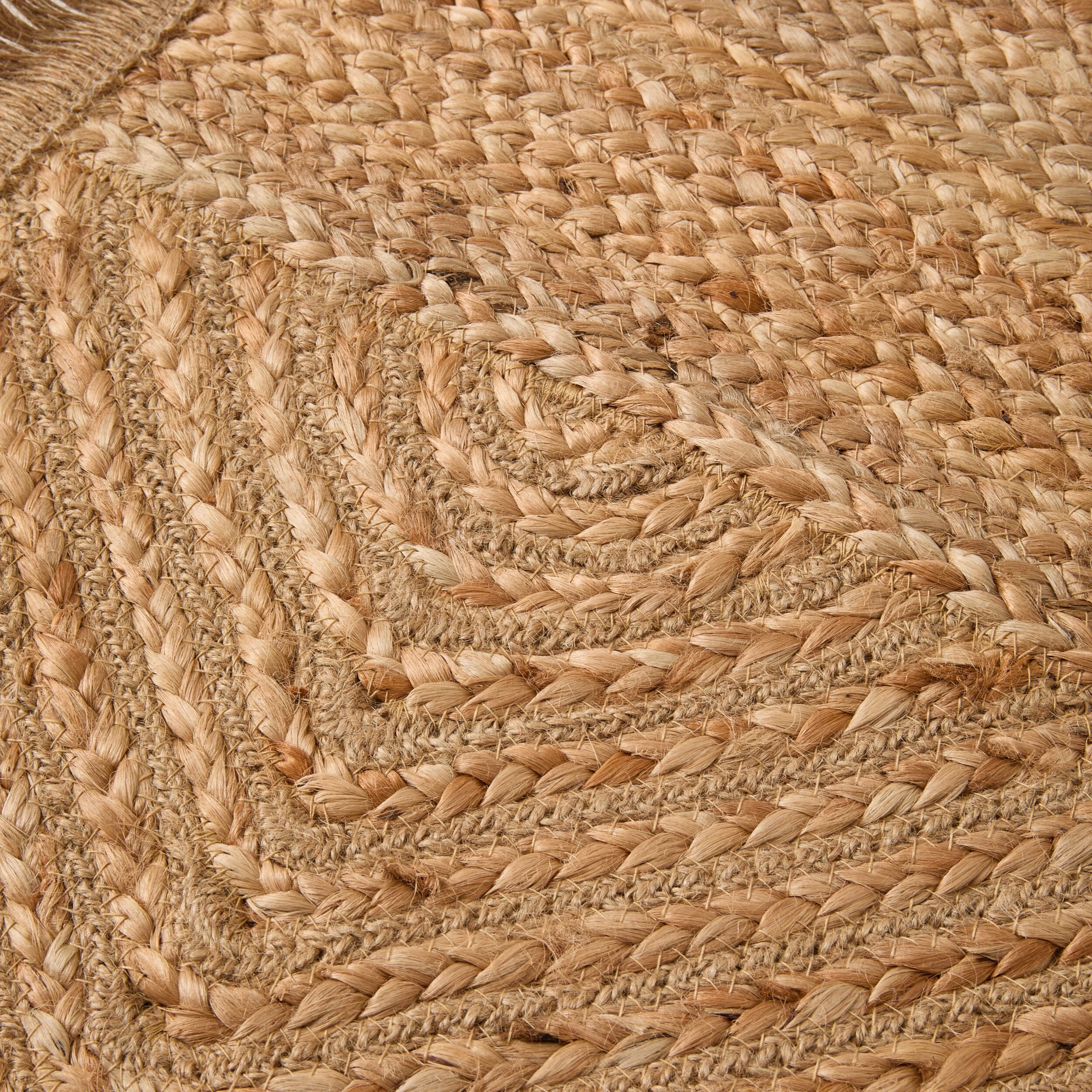 Tulum Braided Hexagonal Jute Table Runner 120cm - Image 2