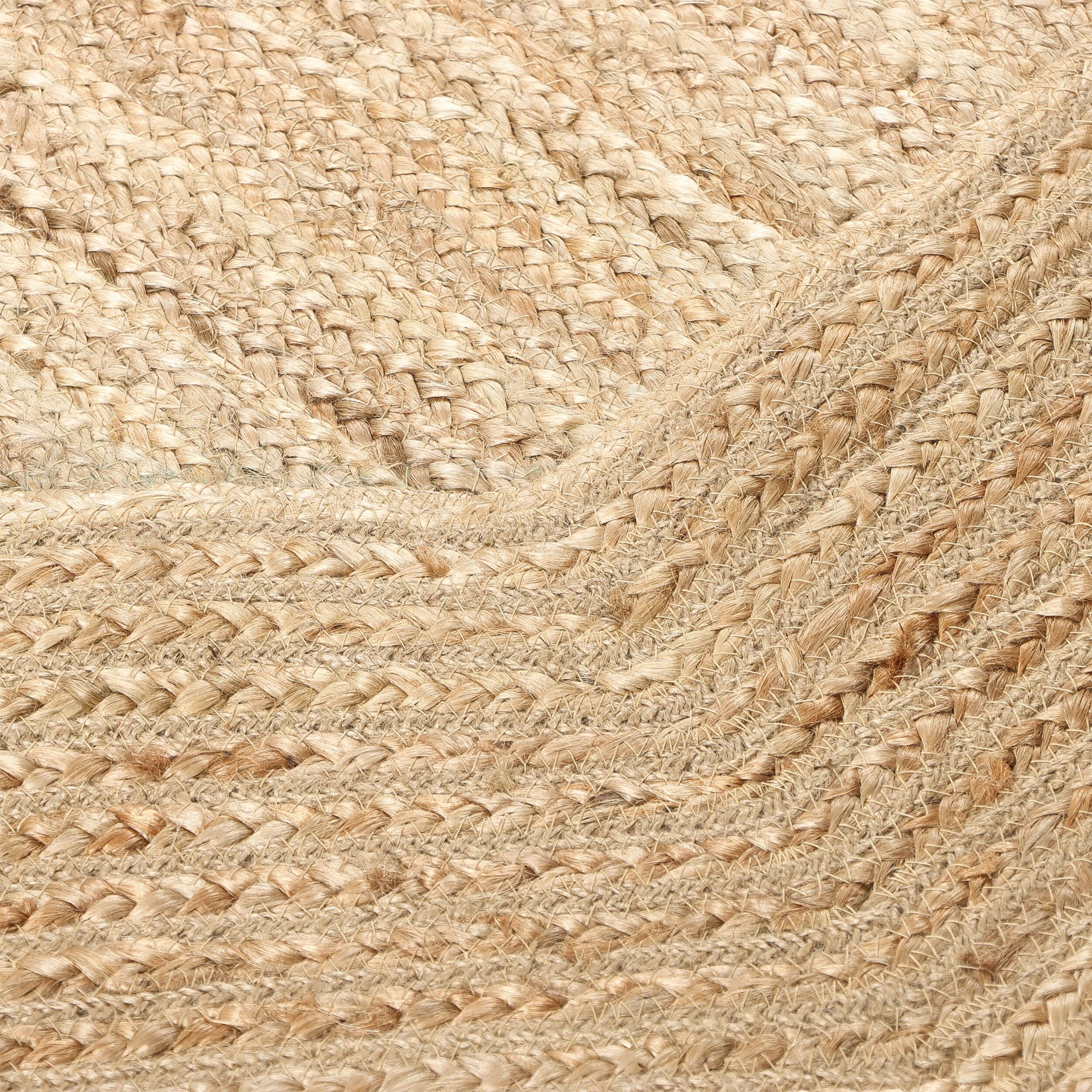 Tulum Braided Octagonal Jute Rug 200cm - Image 3