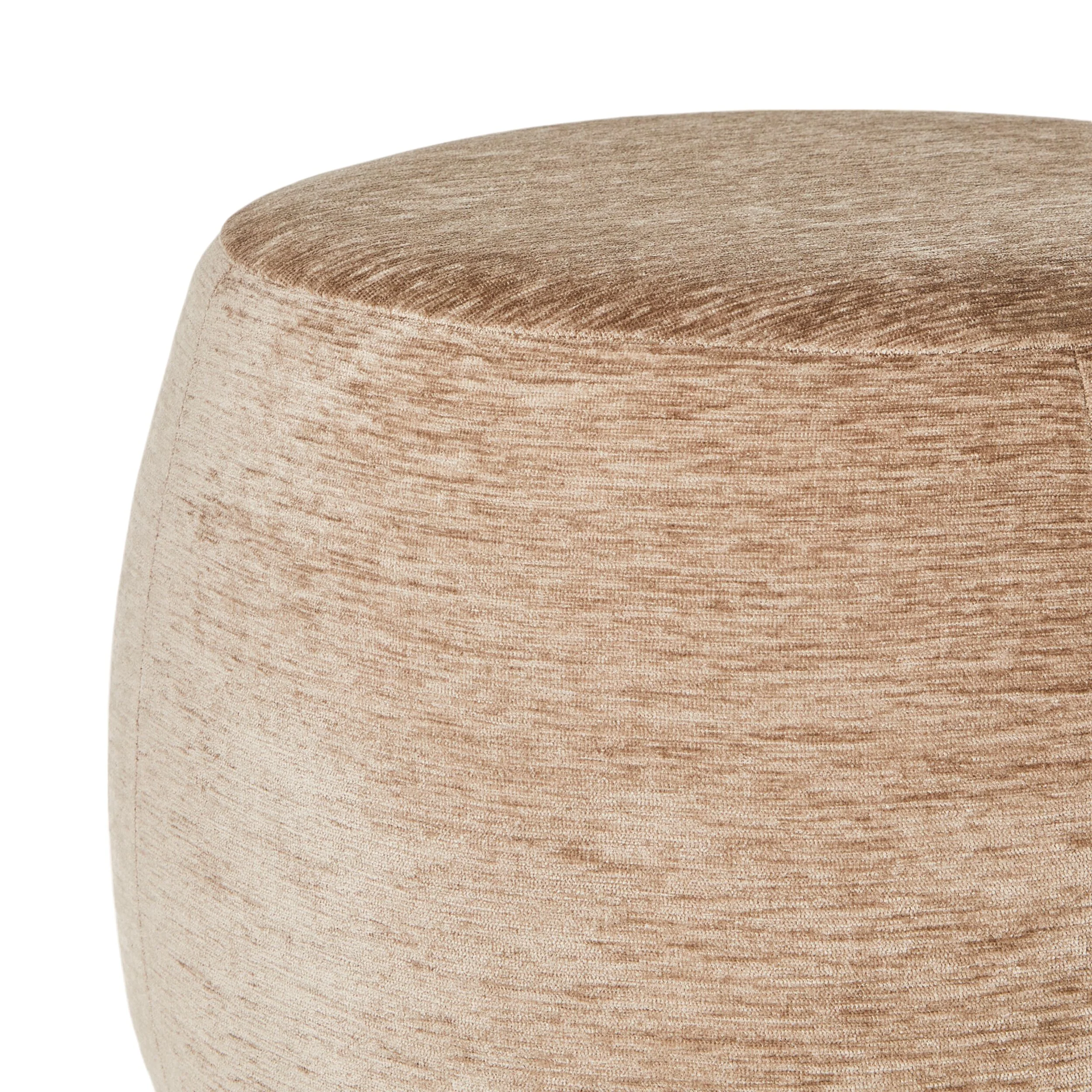 Tumbler Round Ottoman Cascade Mink - Image 2