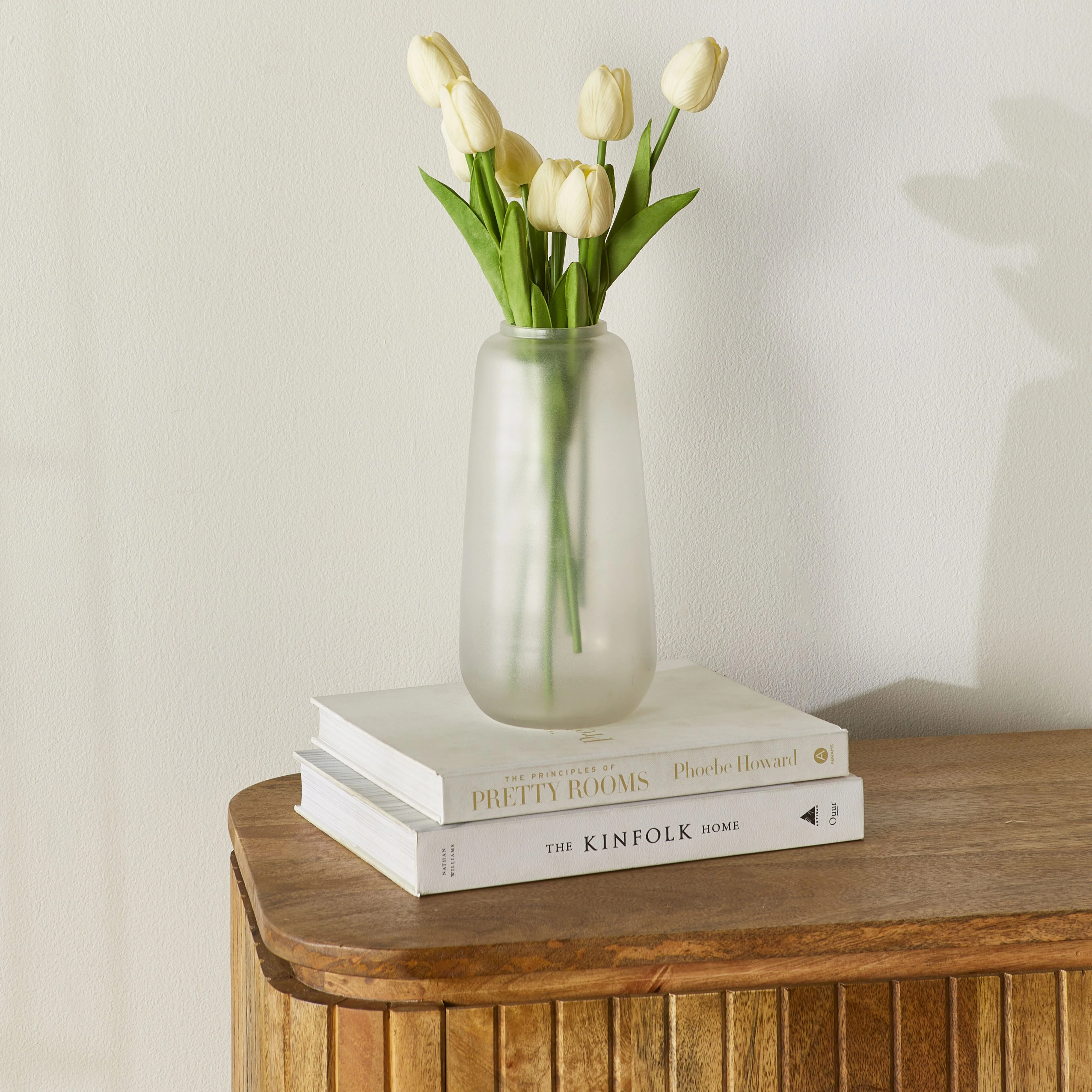 Tundra Frosted Vase 12x12x25cm - Image 5