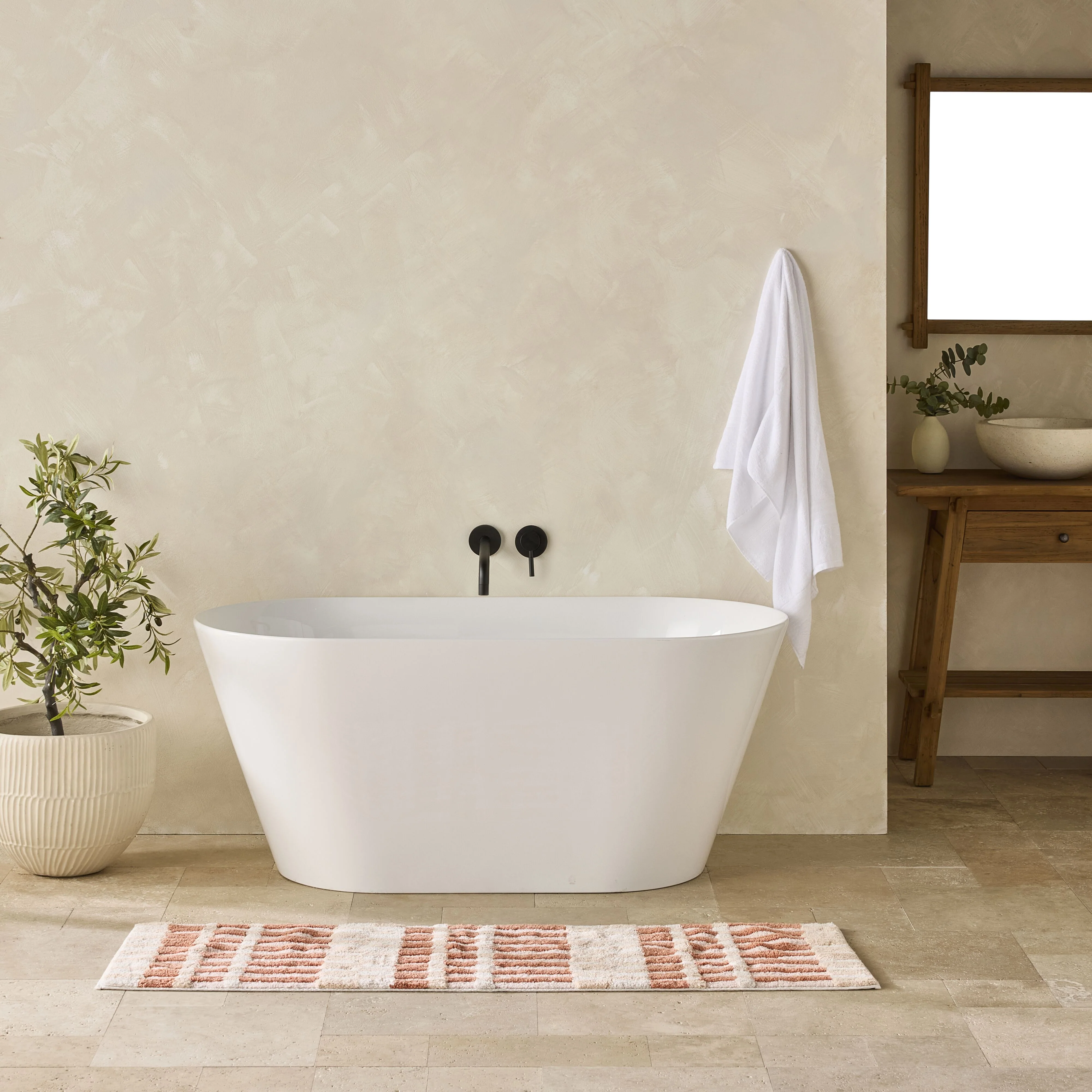 Turino Bath 1400mm White - Image 7