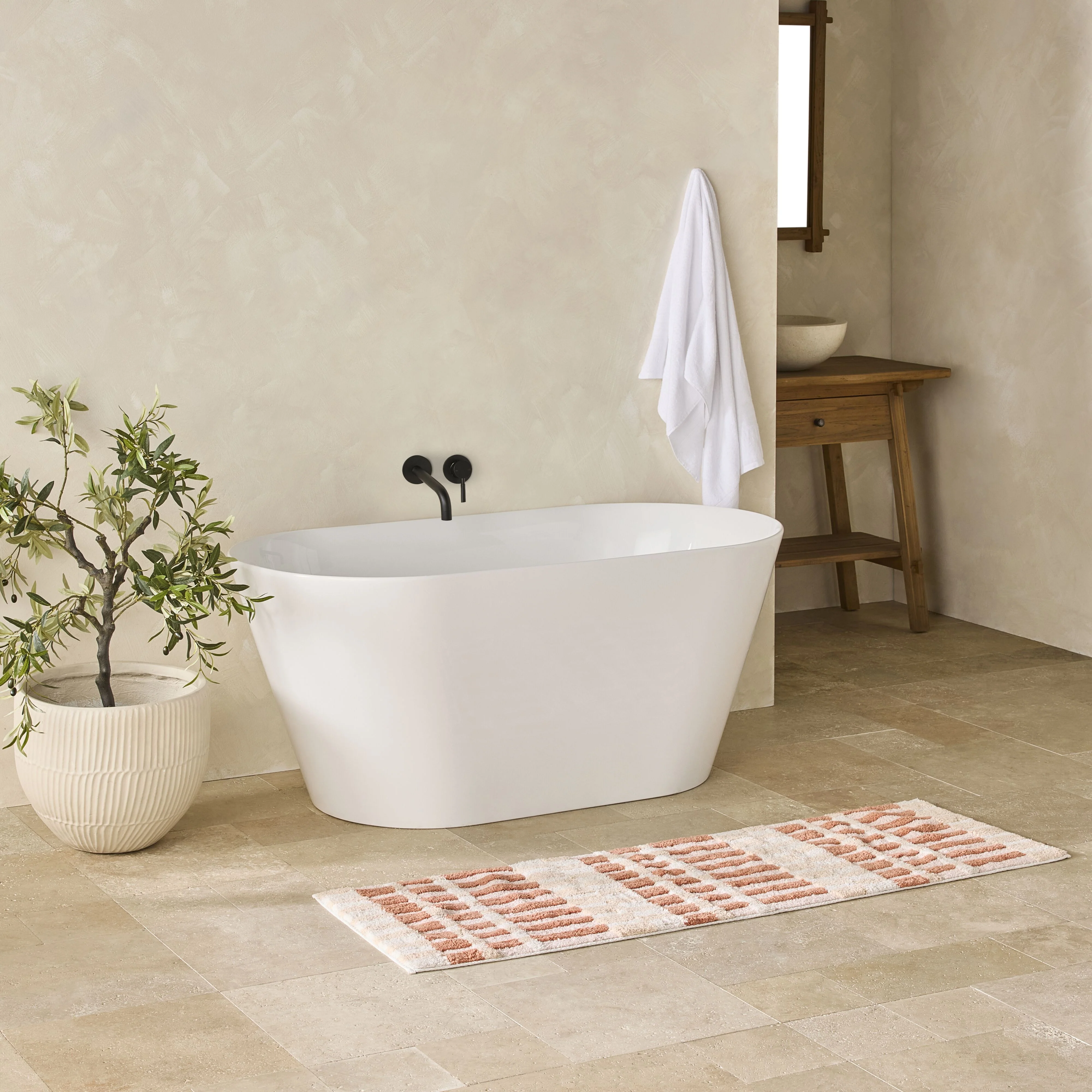 Turino Bath 1400mm White - Image 8
