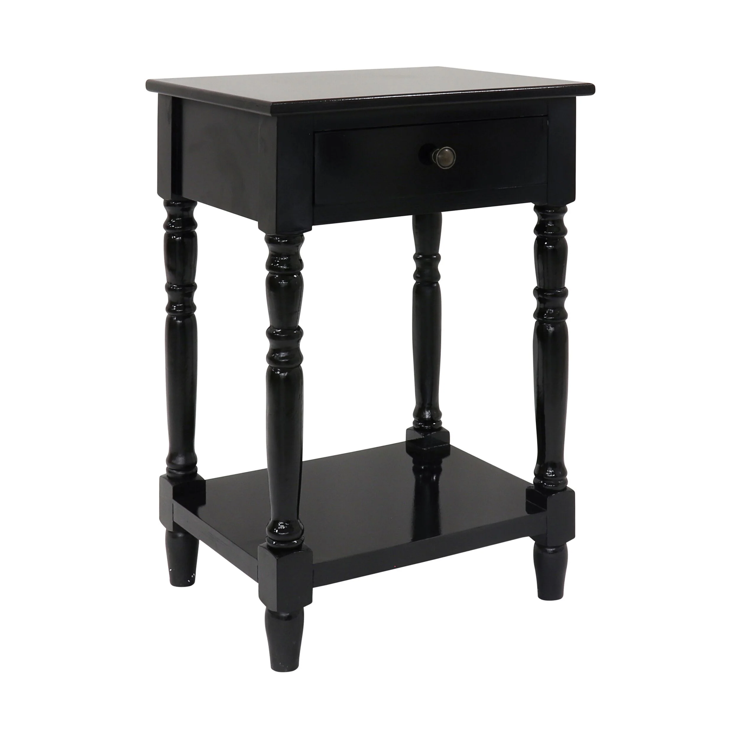 Valentine Bedside Table Black - Image 2