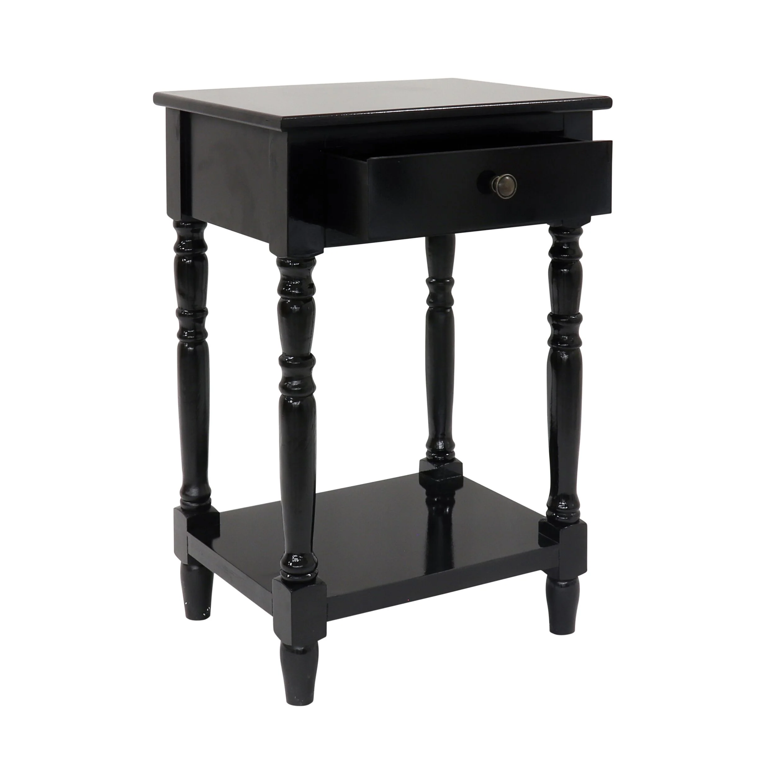 Valentine Bedside Table Black - Image 3