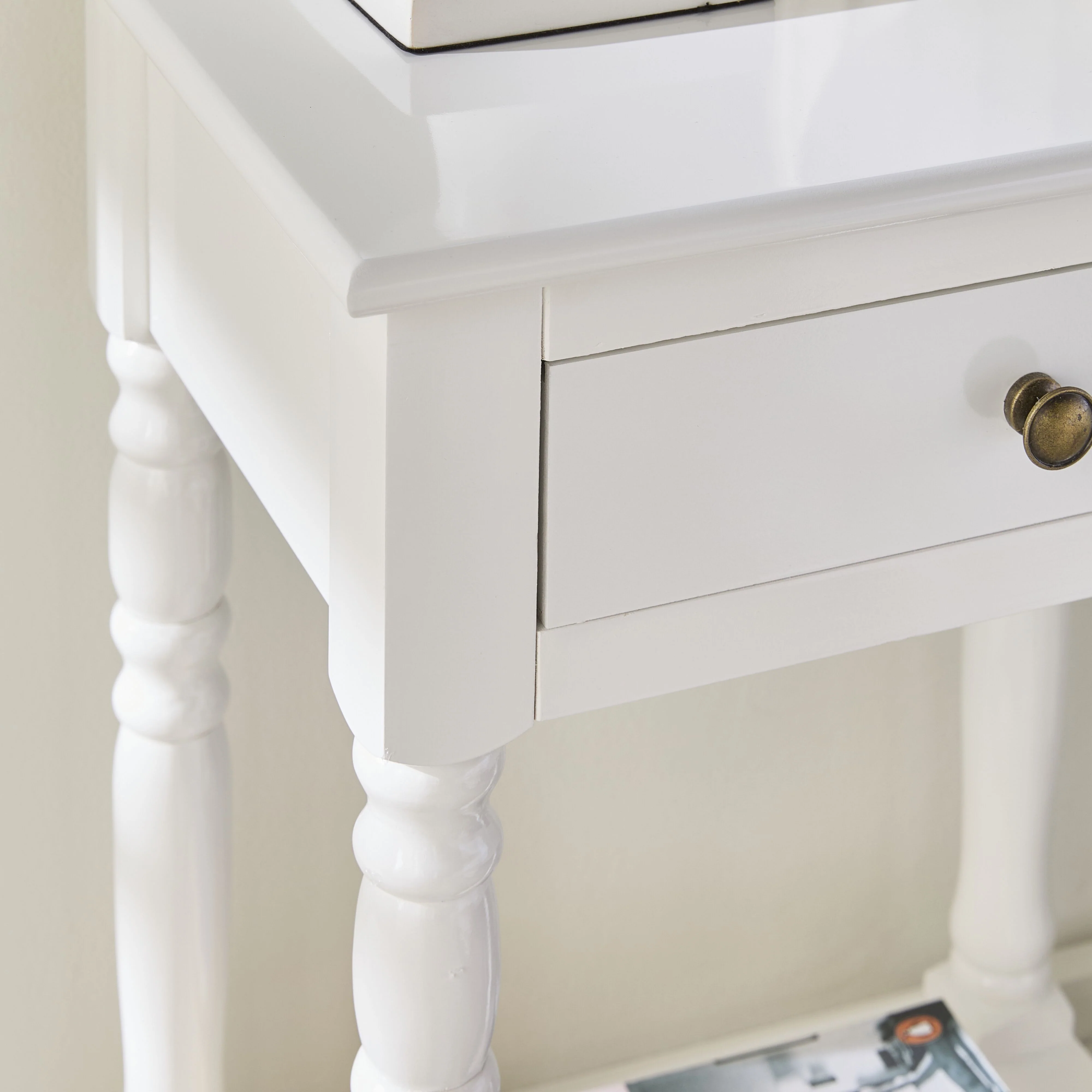 Valentine Bedside Table White - Image 8