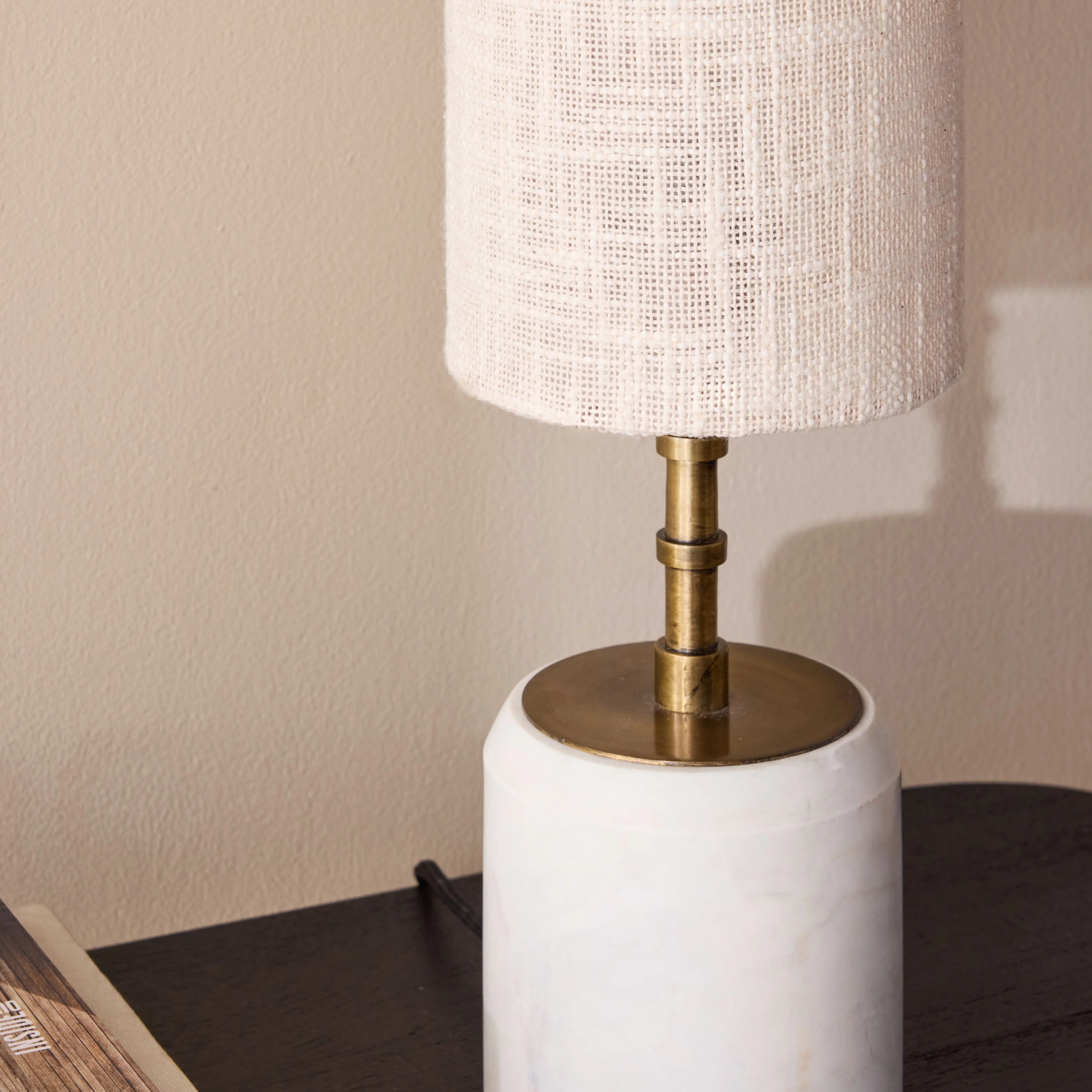 Valeria Marble Table Lamp 50cm - Image 7