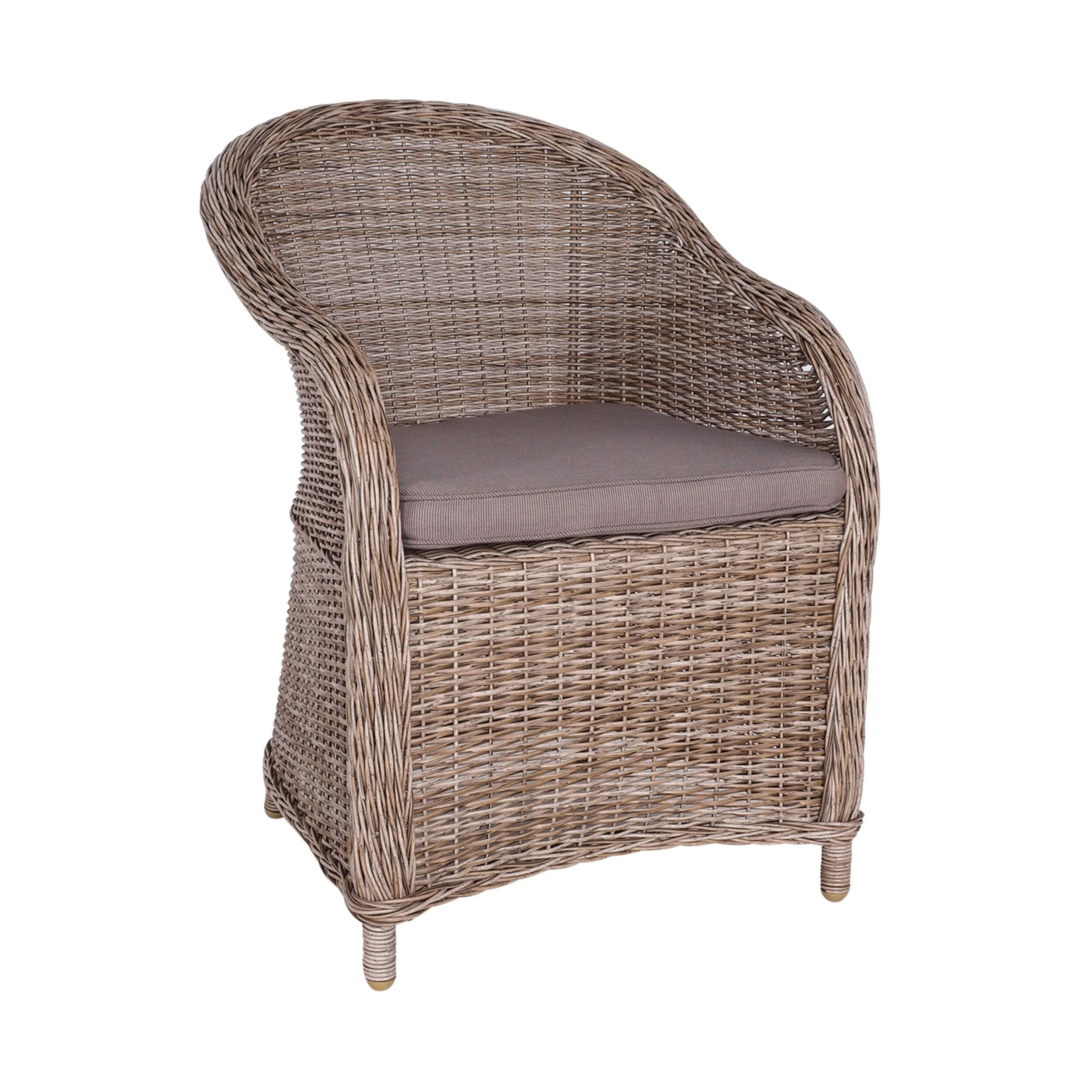 Verdun Dining Chair With Cushion Natural - Image 2