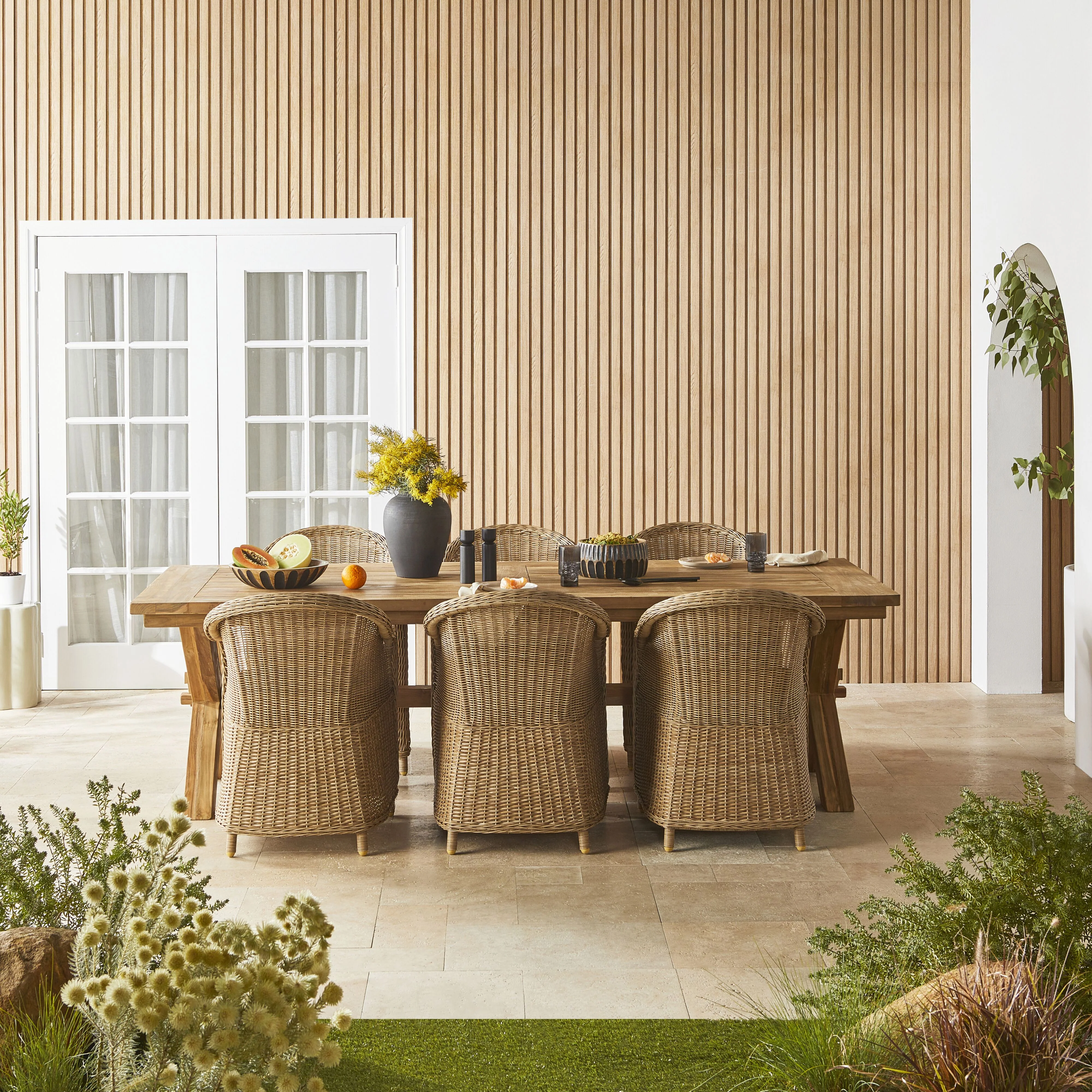 Verdun Dining Chair With Cushion Natural - Image 3