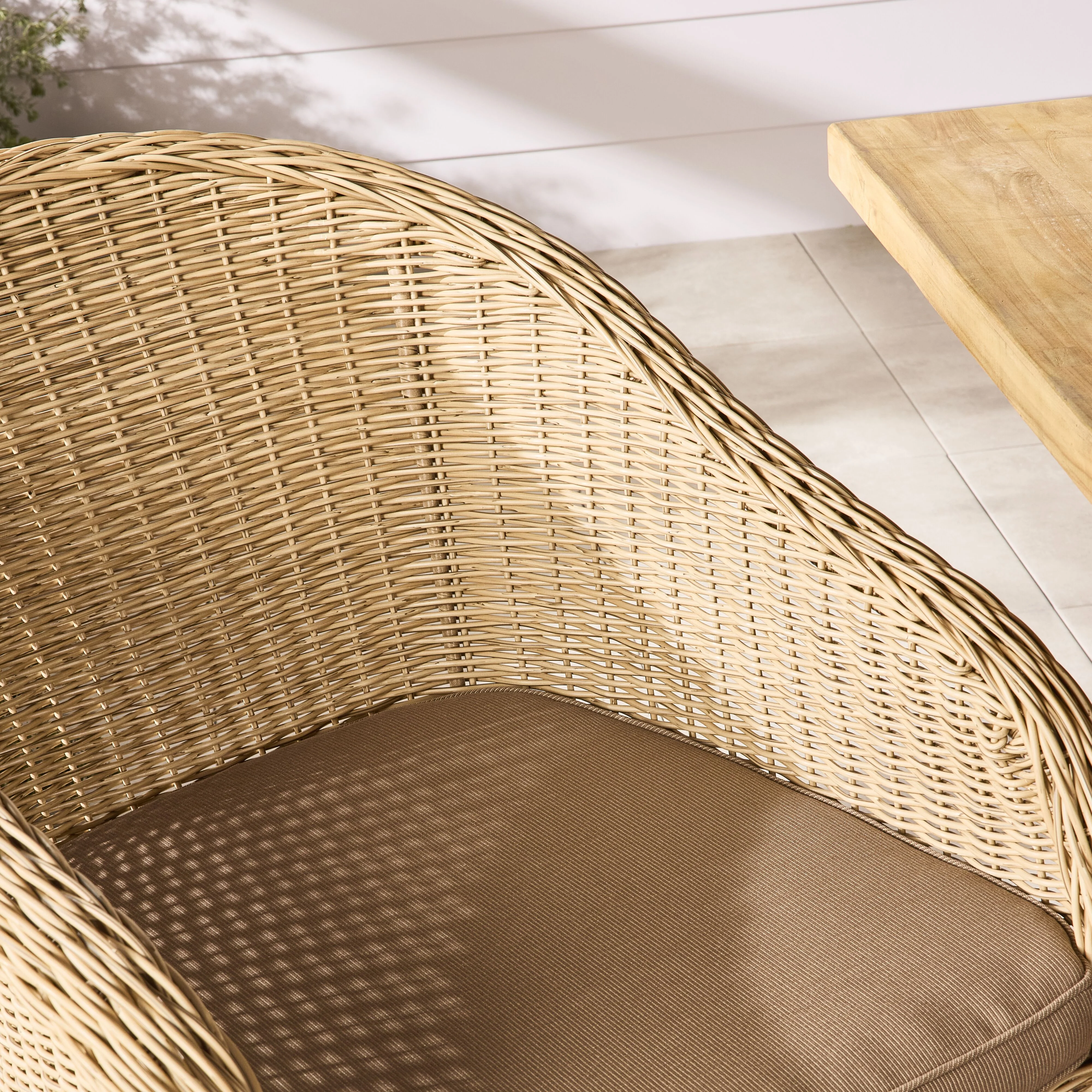 Verdun Dining Chair With Cushion Natural - Image 5