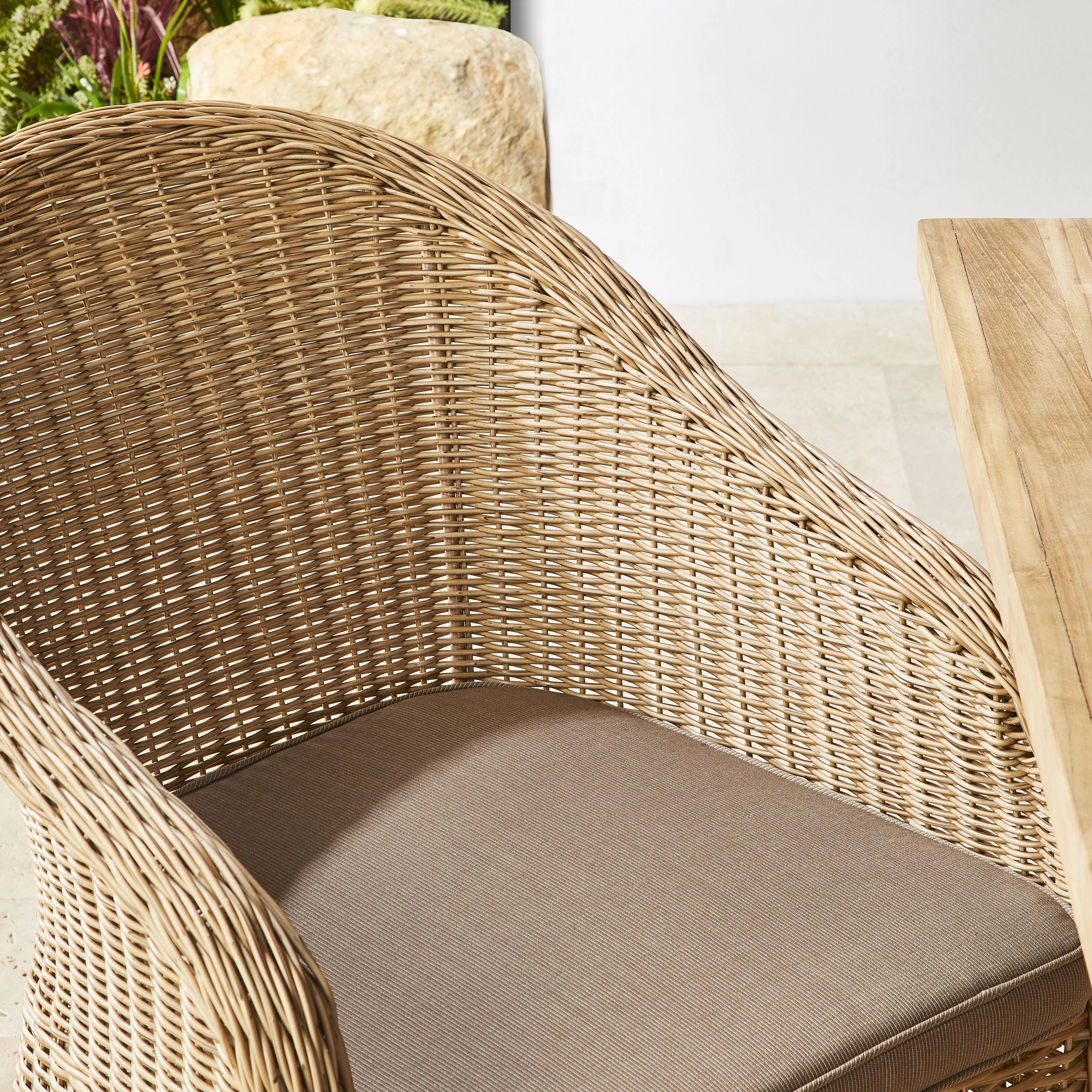 Verdun Dining Chair With Cushion Natural - Image 8