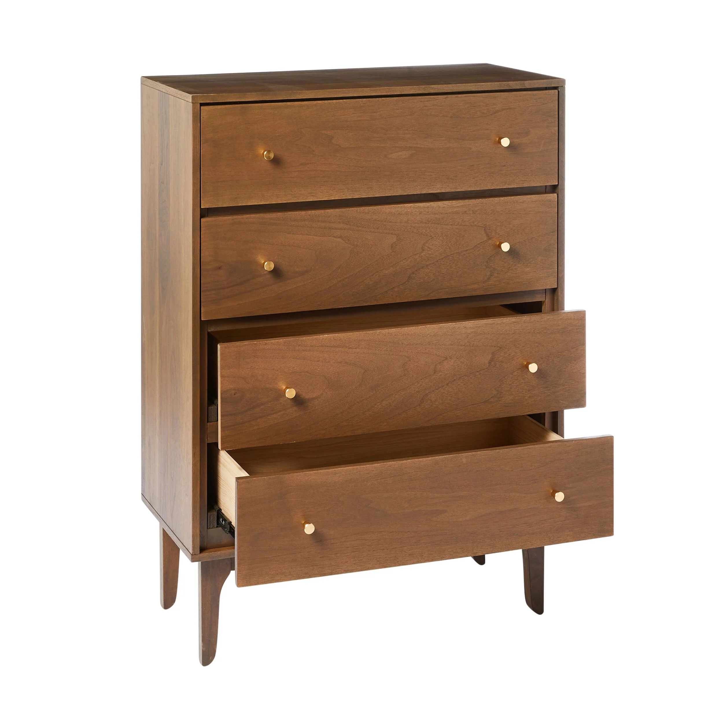 Vincent 4 Drawer Chest Walnut - Image 3