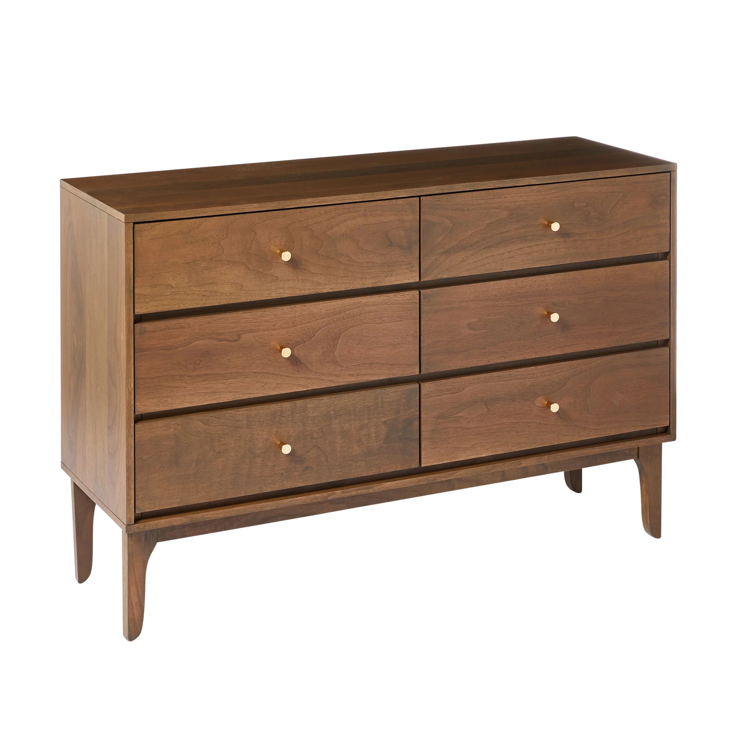 Vincent 6 Drawer Chest Walnut - Image 2