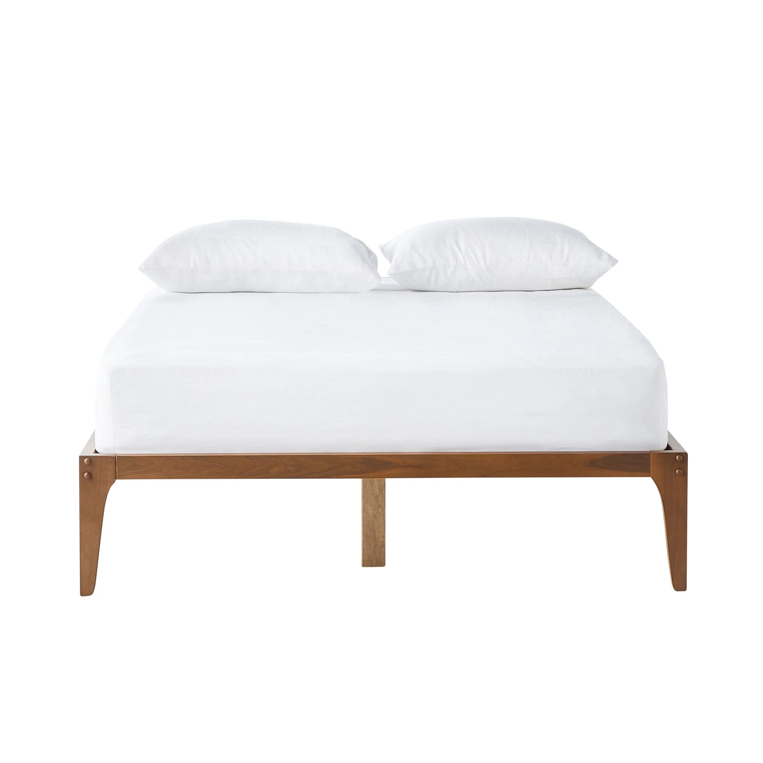 Vincent Double Bed Base Walnut - Image 2