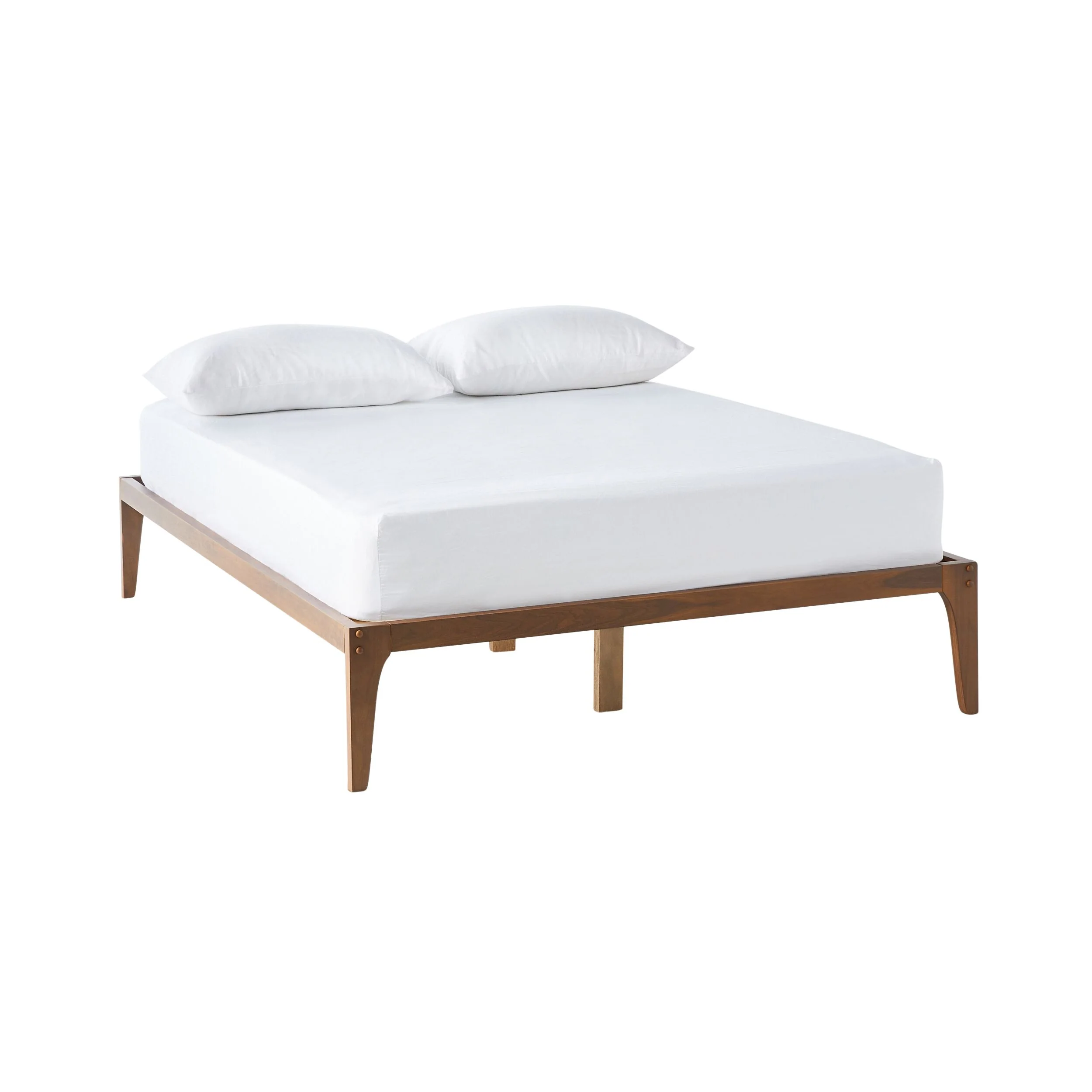 Vincent Double Bed Base Walnut - Image 3