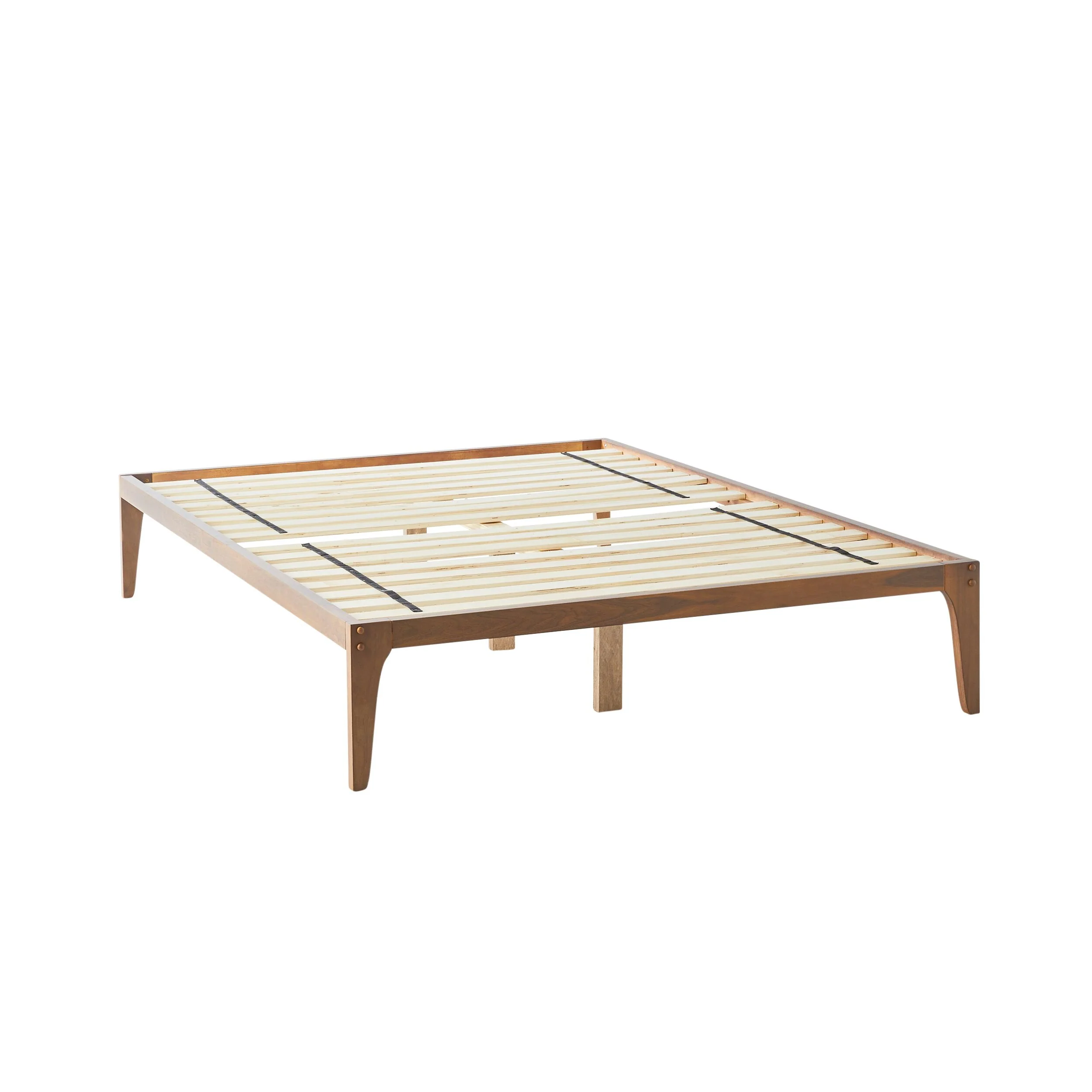 Vincent Double Bed Base Walnut - Image 4