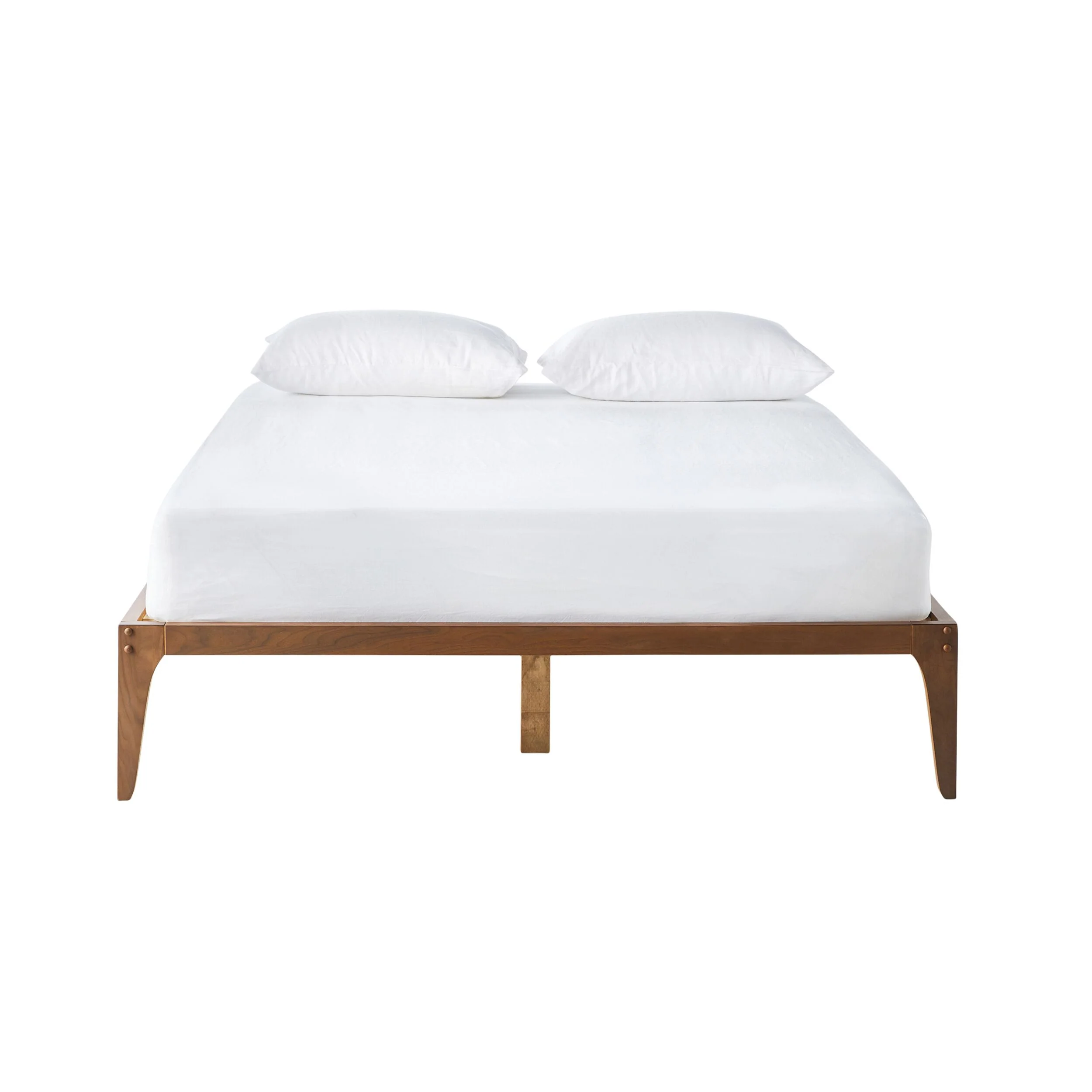 Vincent King Bed Base Walnut - Image 2