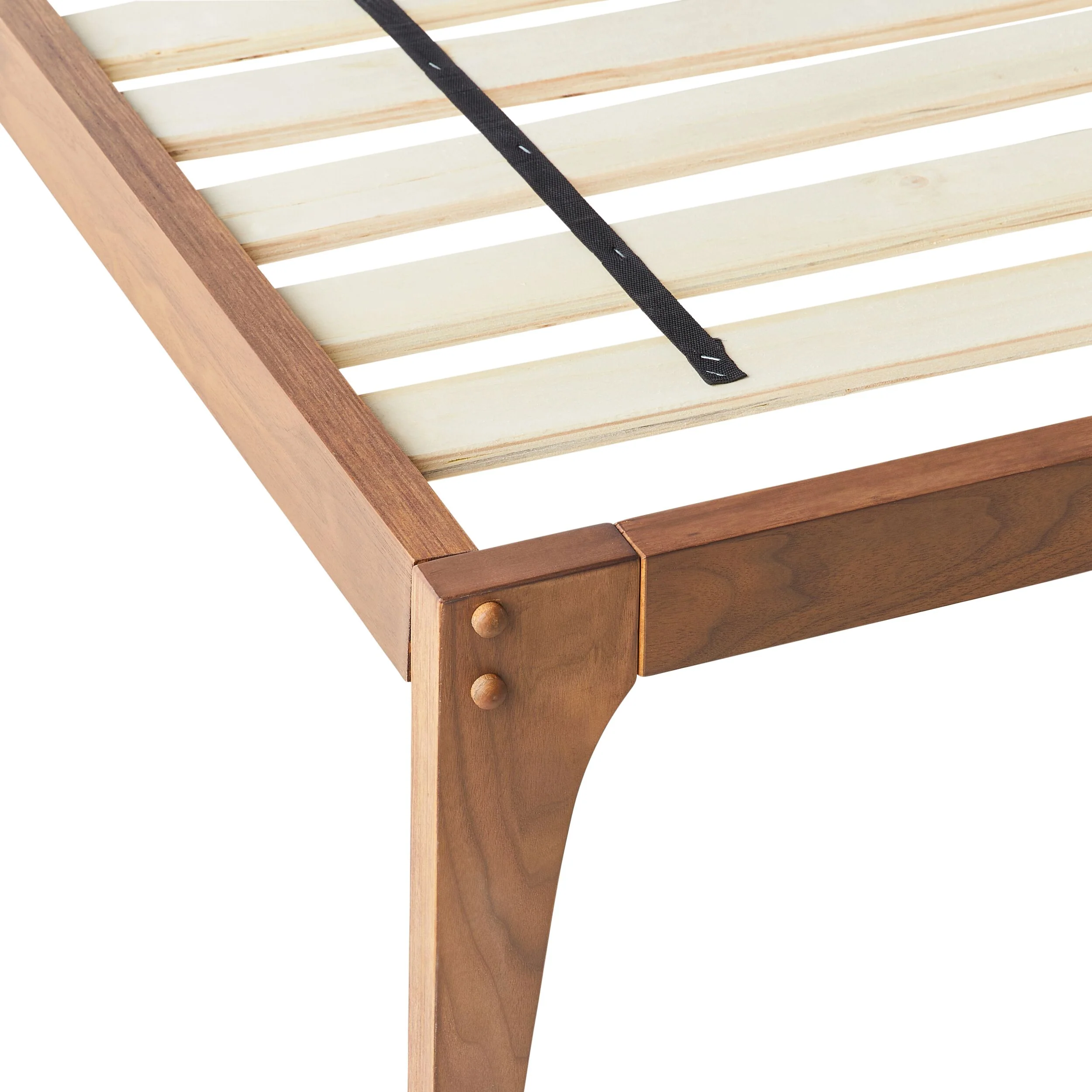 Vincent Queen Bed Base Walnut - Image 5
