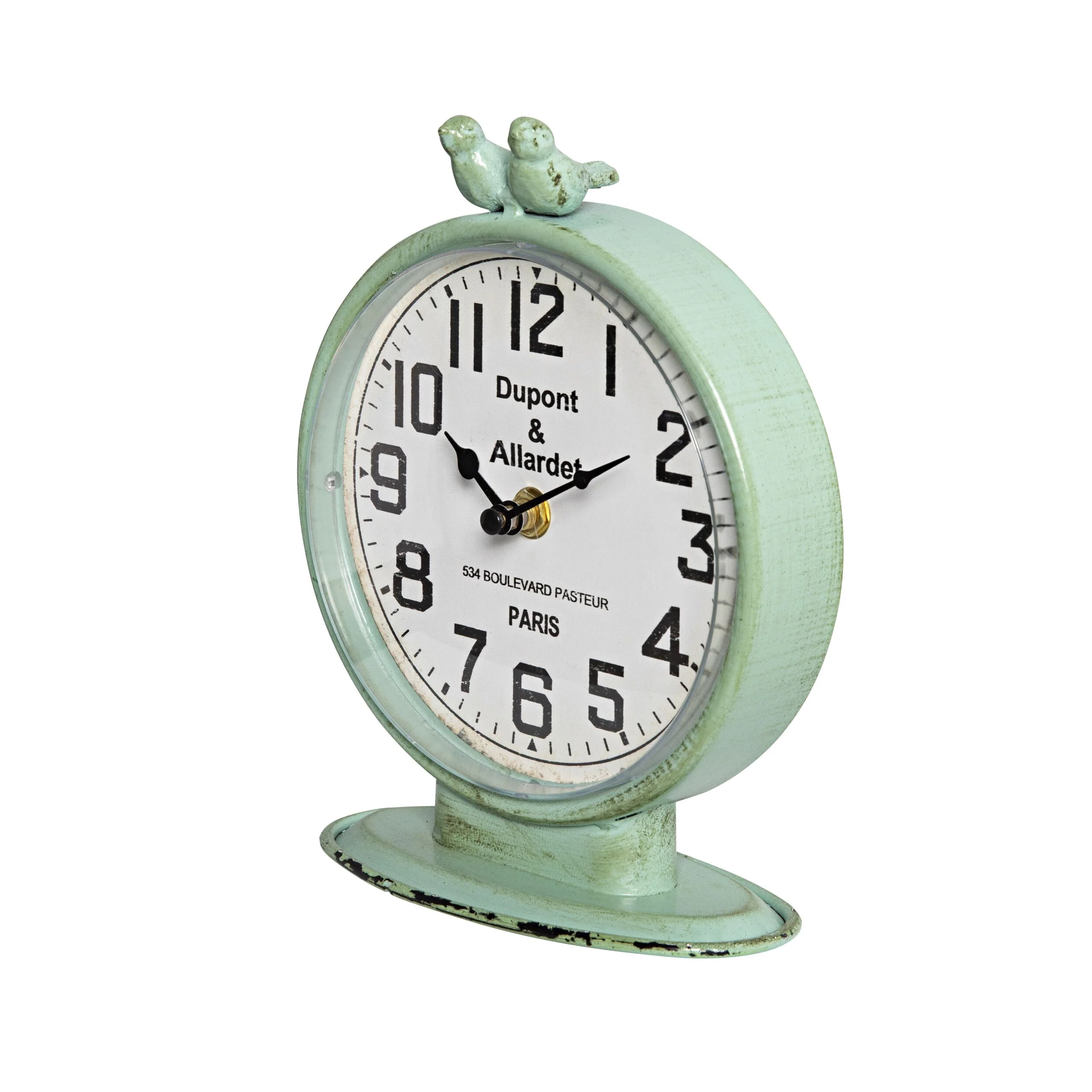 Vintage Bluebirds Mantel Clock 22x16.5cm - Image 2