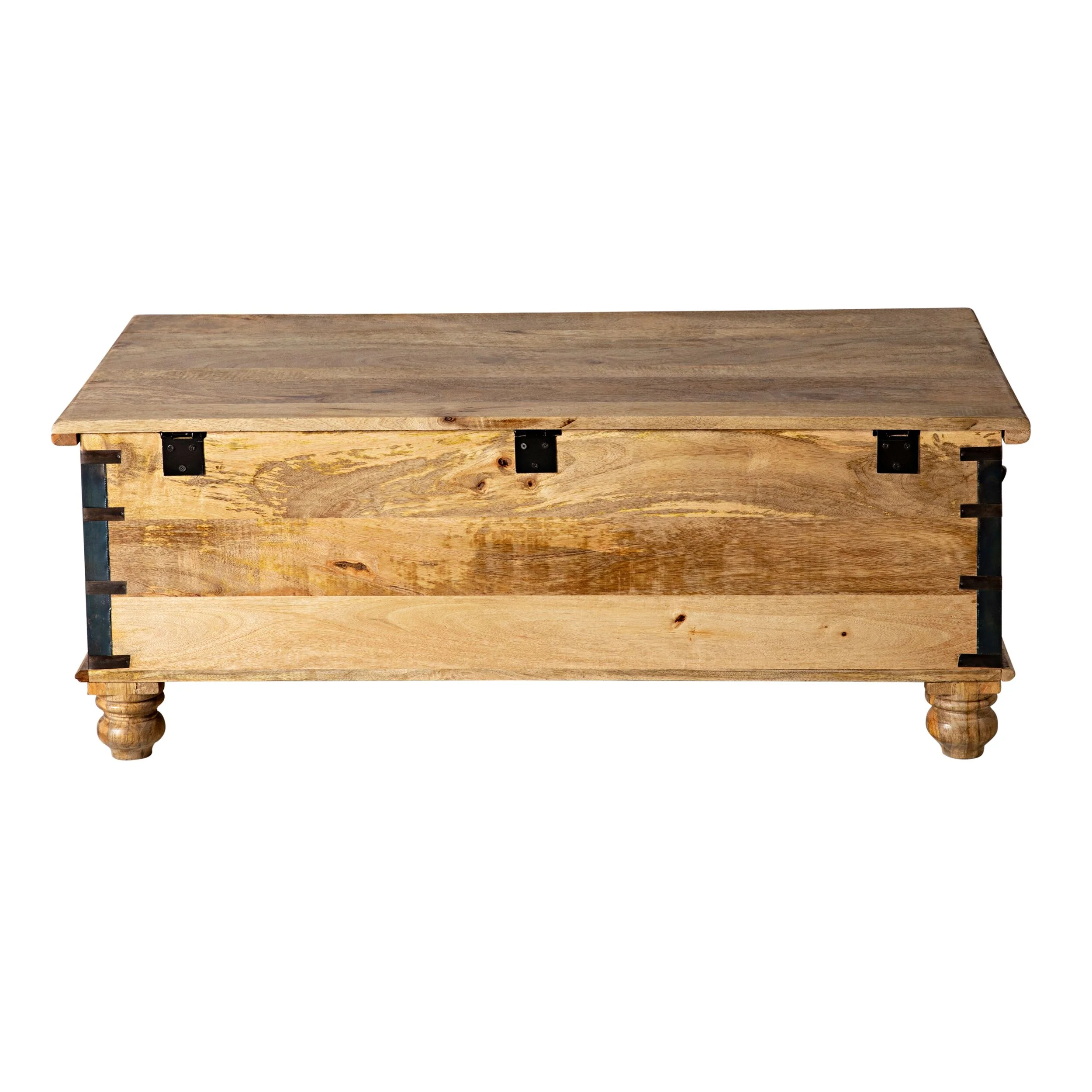 Vintage Trunk / Coffee Table Black - Image 6
