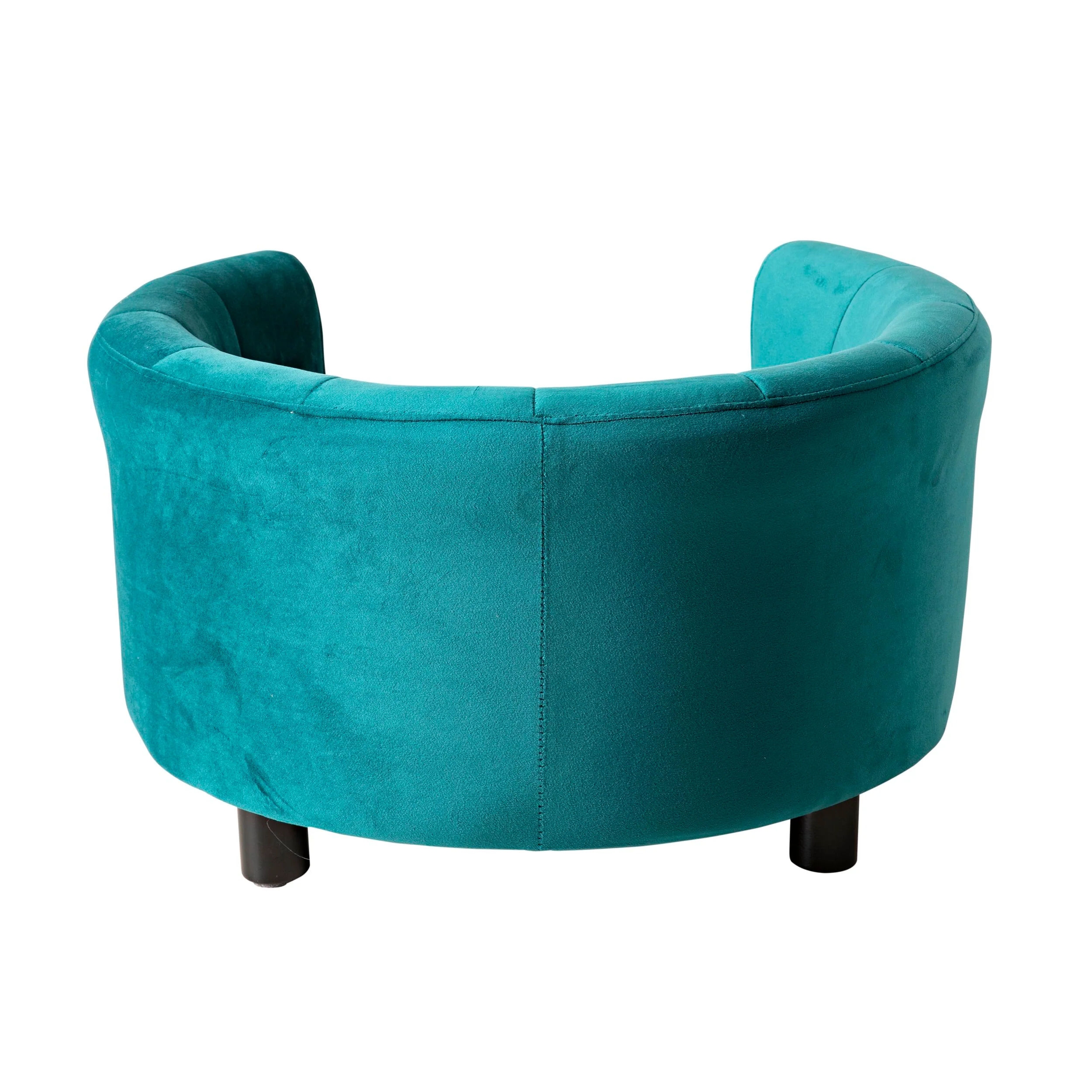 Vivienne Velvet Green Teal Pet Bed 65x65x36cm - Image 5