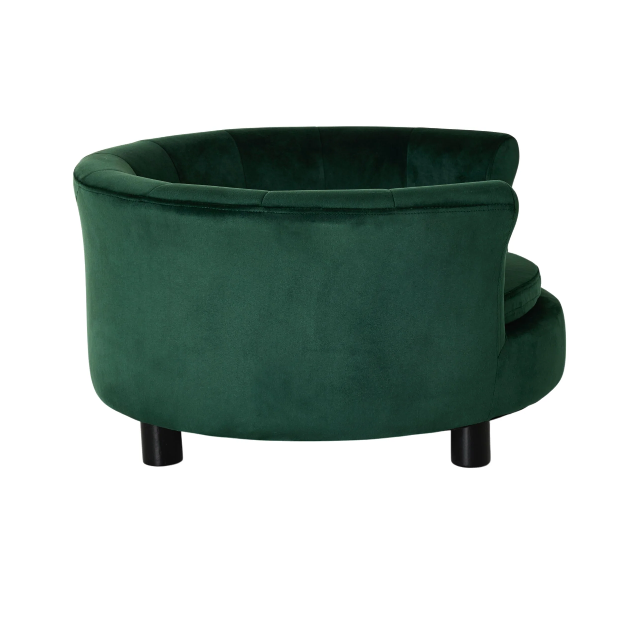 Vivienne Velvet Pet Bed Forest 65x65x36cm - Image 3