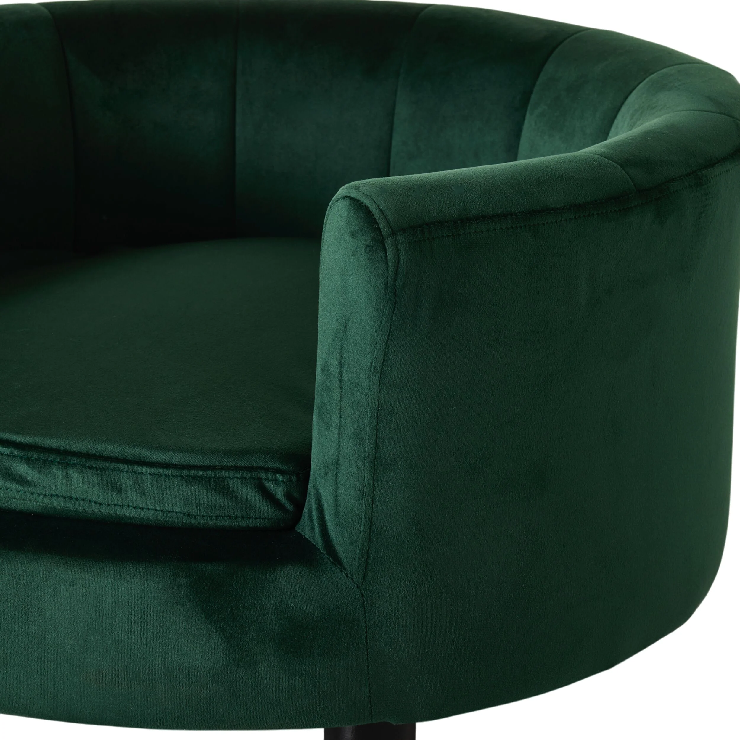 Vivienne Velvet Pet Bed Forest 65x65x36cm - Image 5