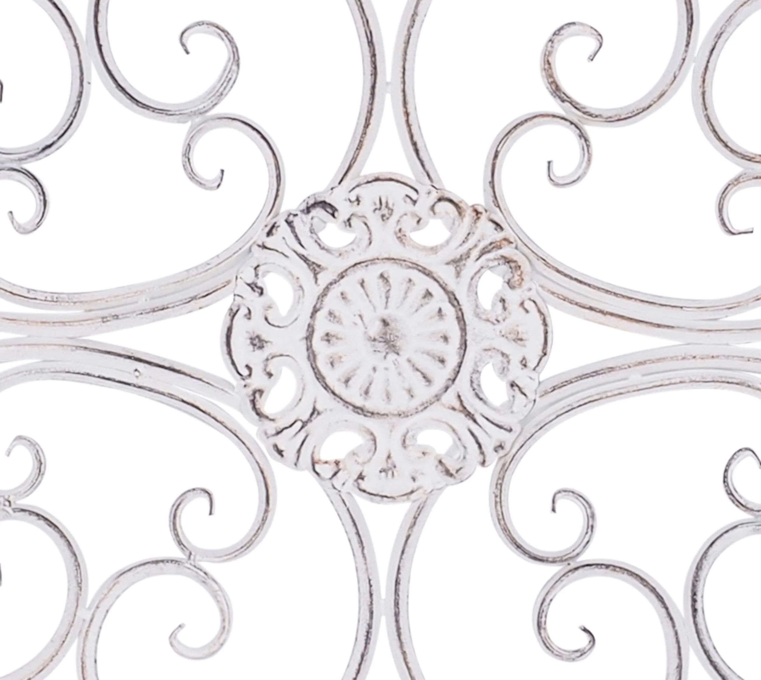 Wall Decor Antique White Swirl 136x55cm - Image 2