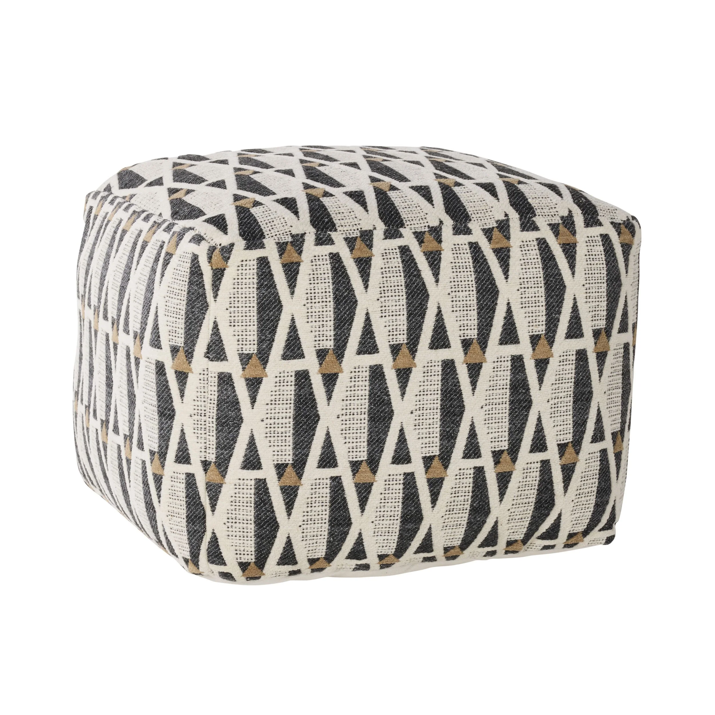 Waterloo Geo Square Pouf - Image 2
