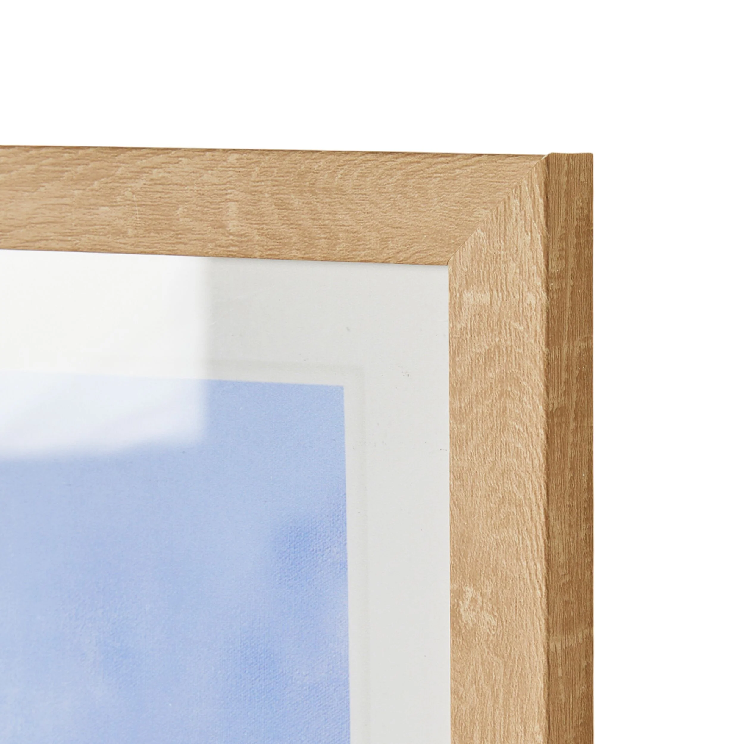 Westie on Blue Framed Print 40x40cm - Image 3